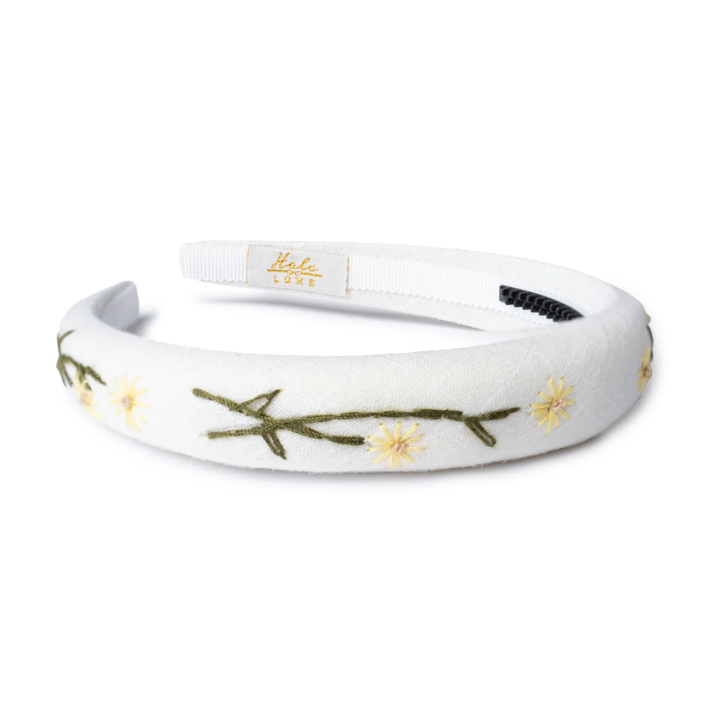 Halo Felicity Summer Soiree Linen Floral Embroidered Headband