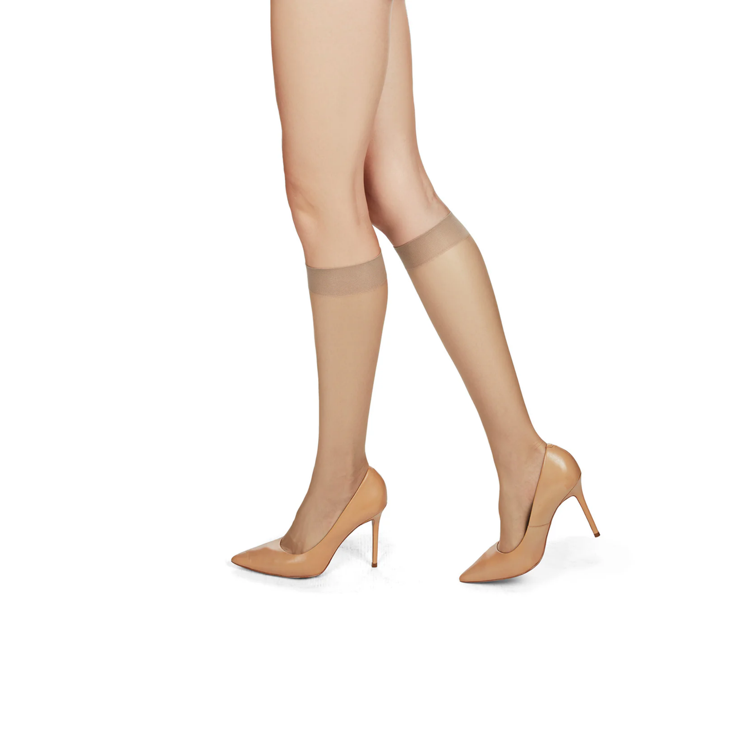 Memoi Womens Microfiber Opaque 60 Denier Knee Highs - Ms-736