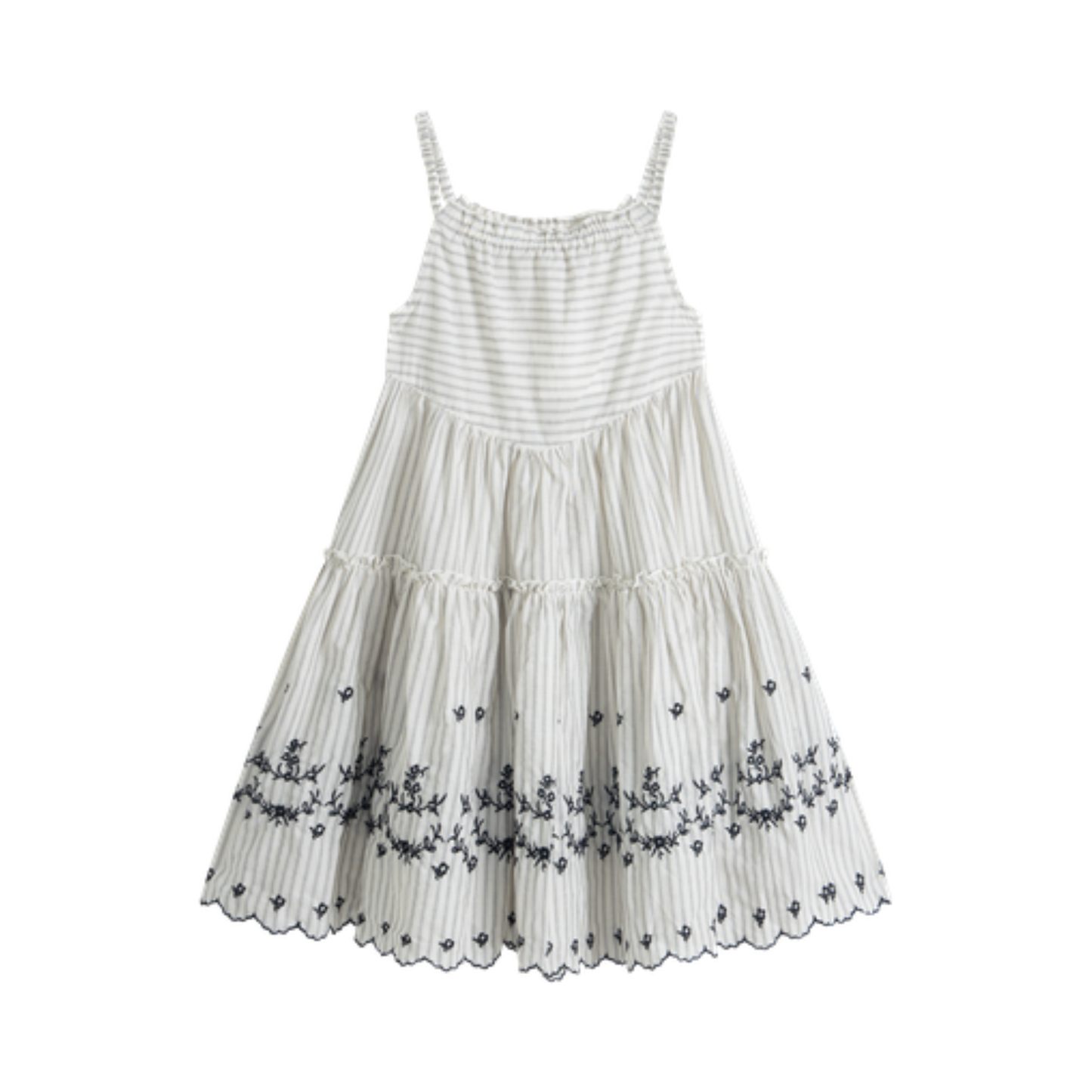 C'Era Una Volta Black Stripe Giulia Sleeveless Dress