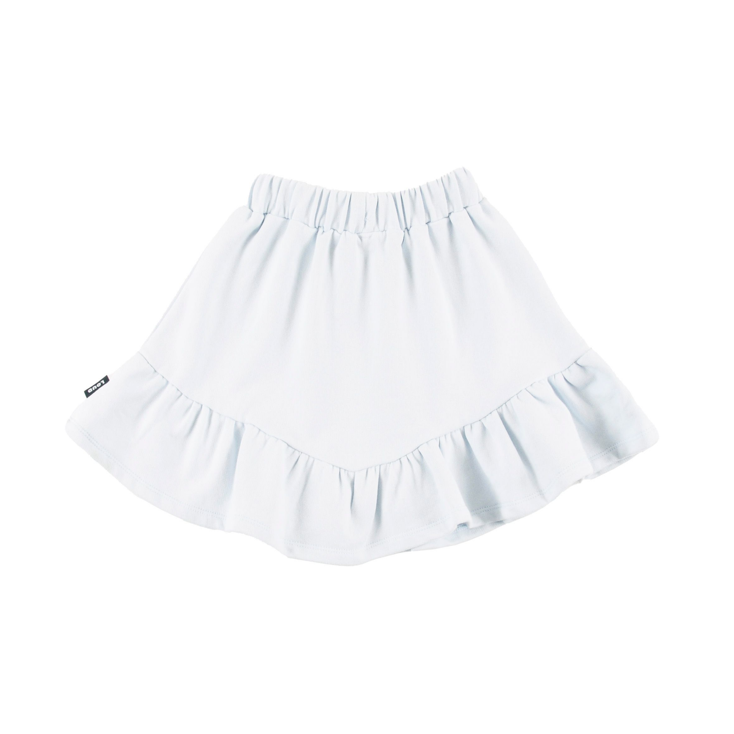 Loud Delicate Blue Palermo Stripe Short Skirt