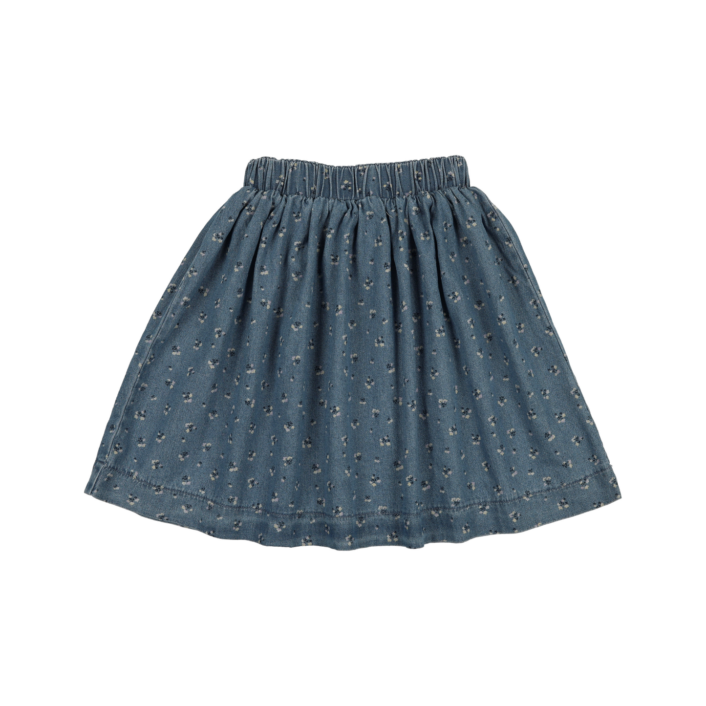 Analogie Blue Dainty Denim Circle Skirt