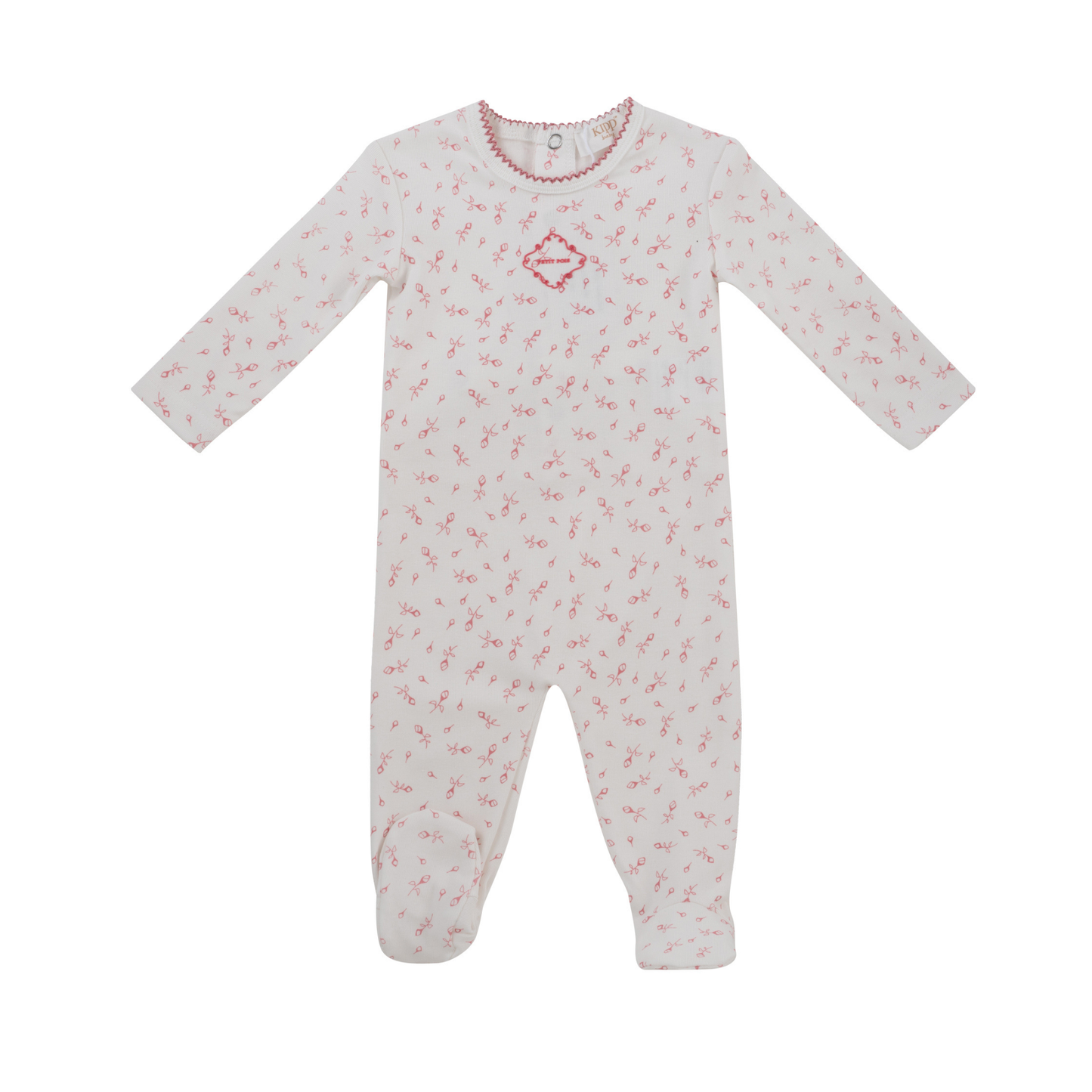 Kipp Baby Pink Petit Pois Footie