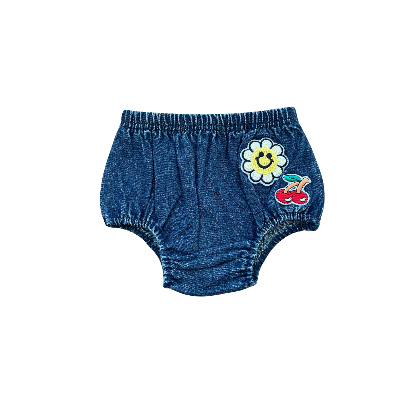 Bonjoy Denim Blue Jean Emoji Bloomers
