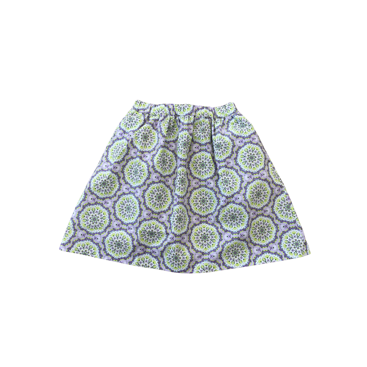 Be for all Green Heometric Mandala Short Skirt