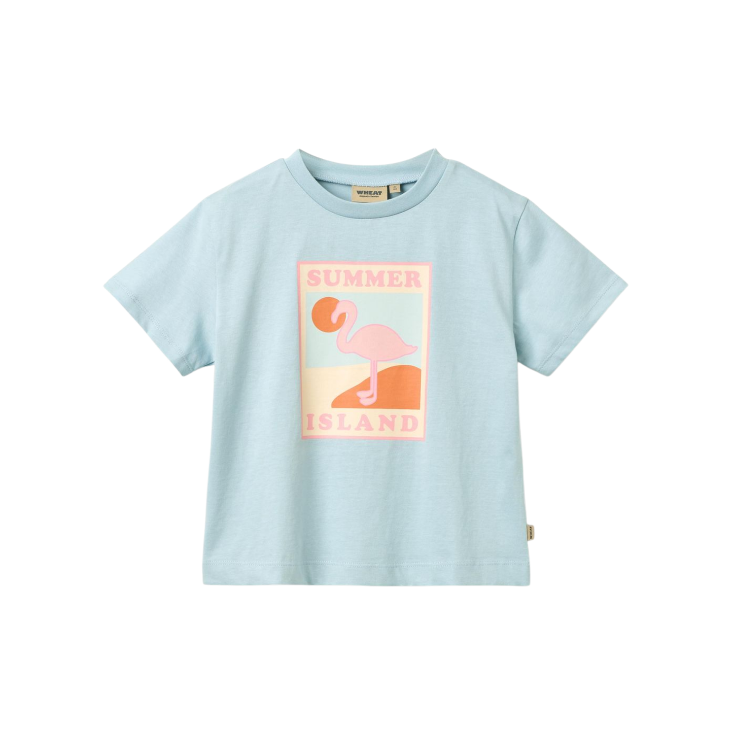 Wheat Sky Blue Mirsa Short Sleeve Tee