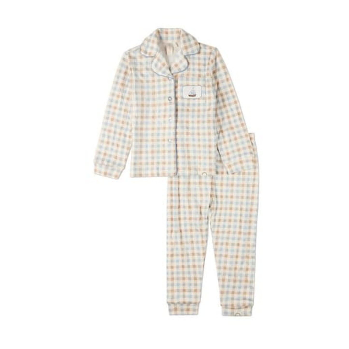 MiniMoi Let Your Dreams Set Sail Pointelle 2 Pc Pajama Set