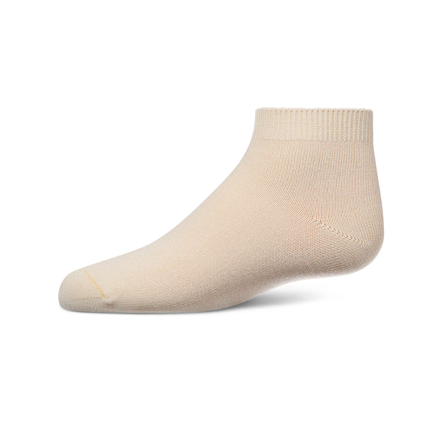 Memoi Soft Linen Kids Basic Soft Rayon from Bamboo Anklet Socks