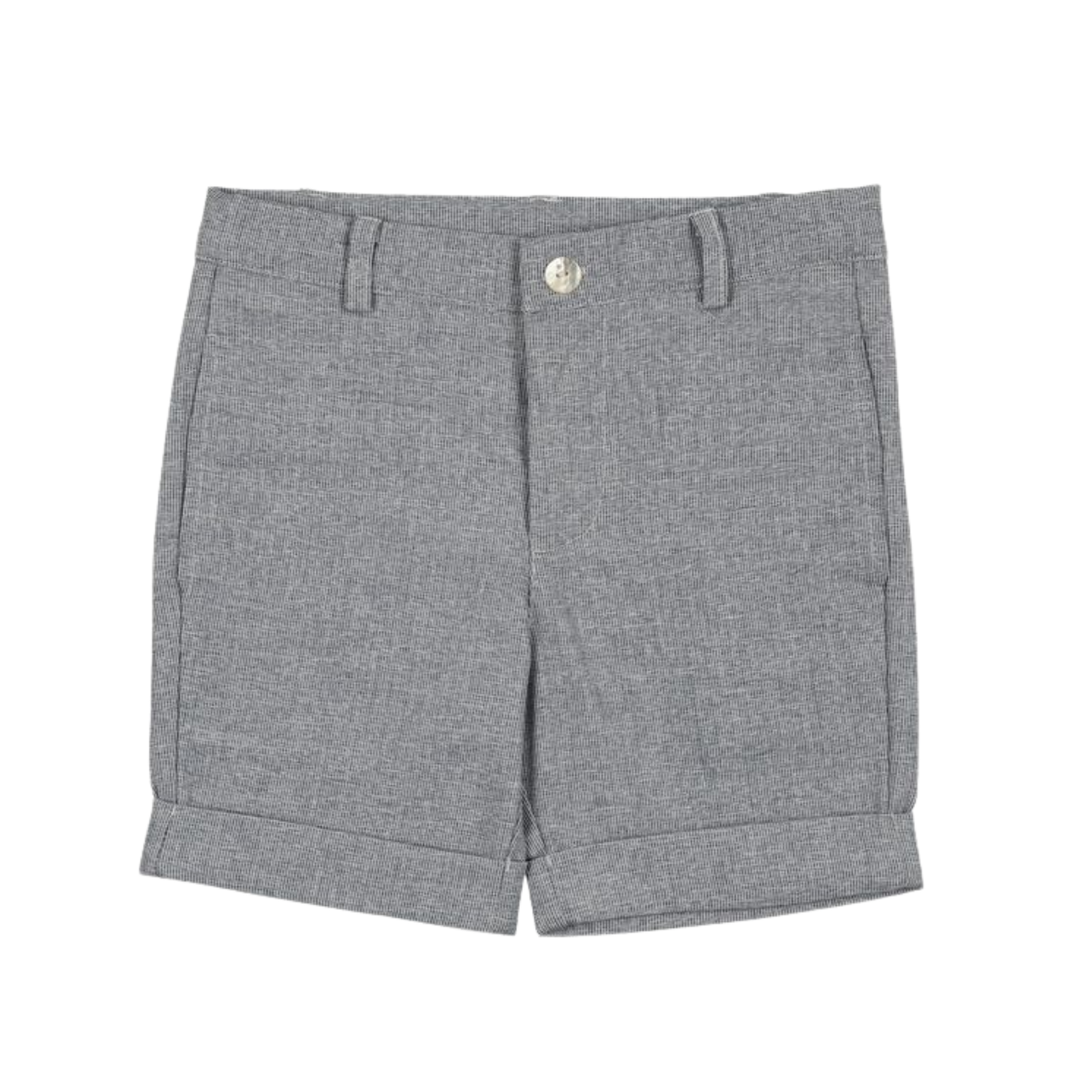 Sweet Threads Textured Blue Frank Shorts