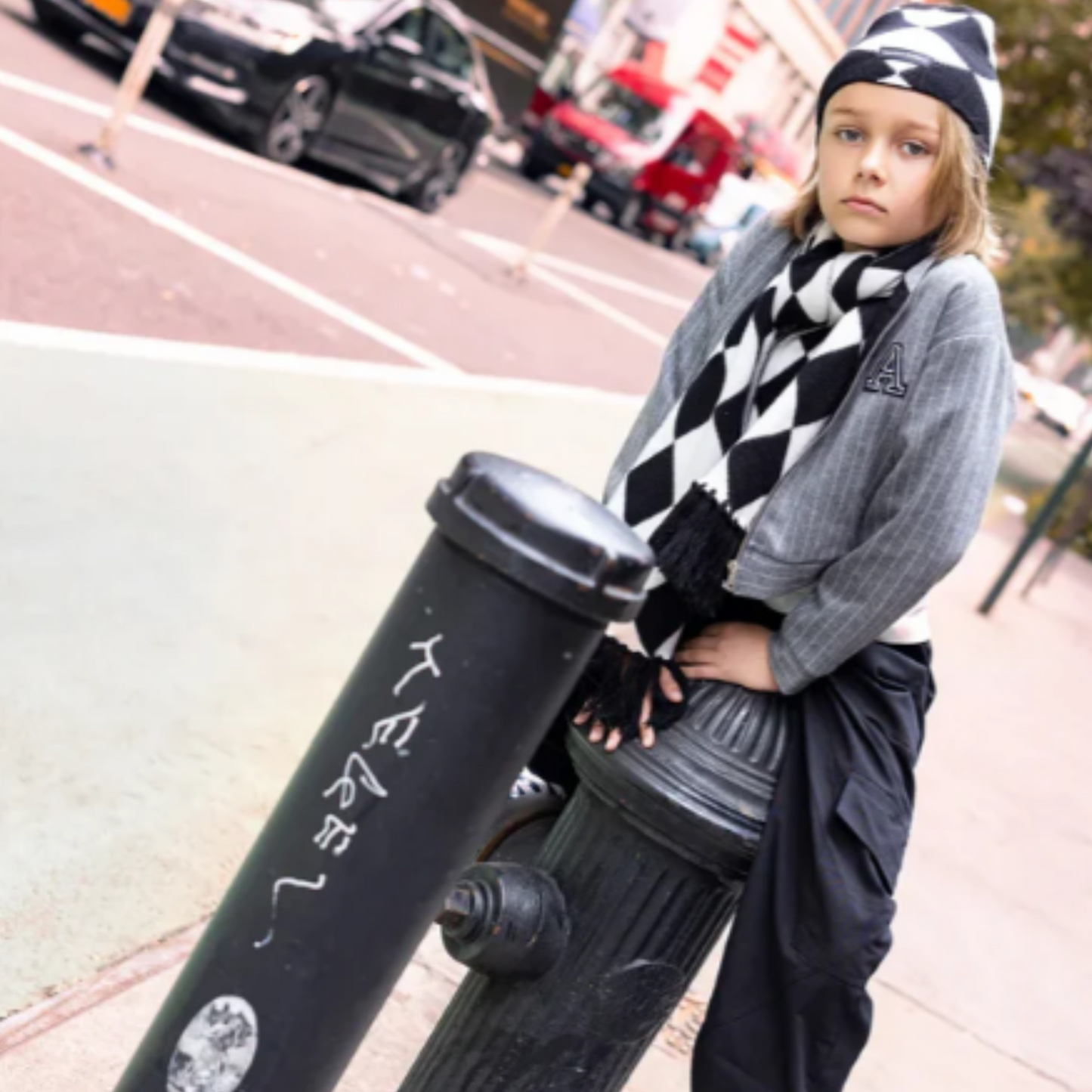 Limited Edition Argyle Printed Scarf