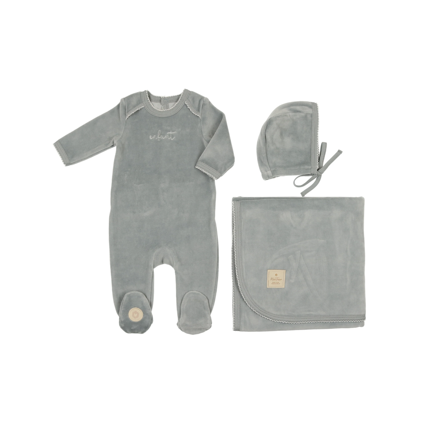 Mon Tresor Enfant Stcripted Layette Set