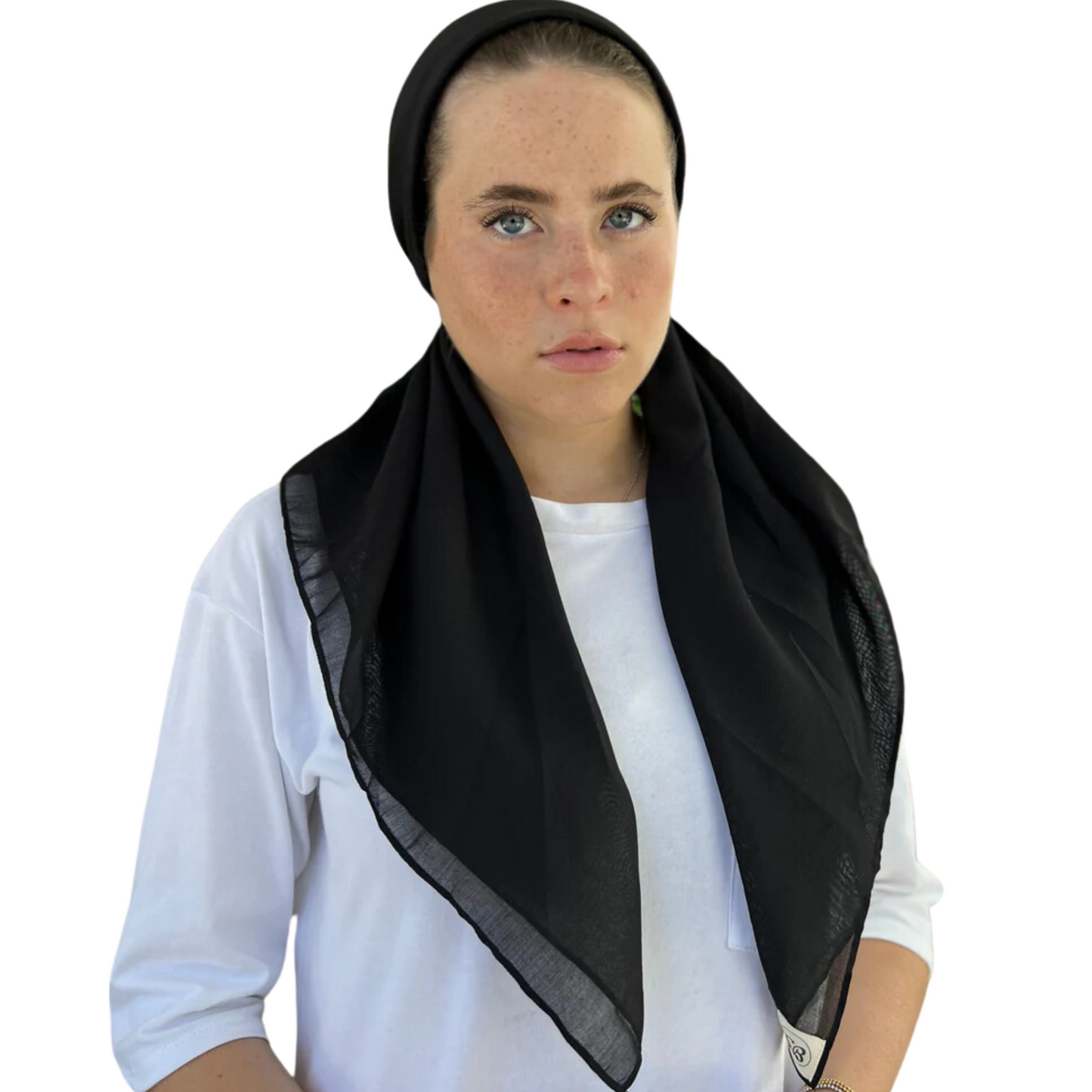 The Scarf Bar Versatile Pretied Cotton With Velvet Grip