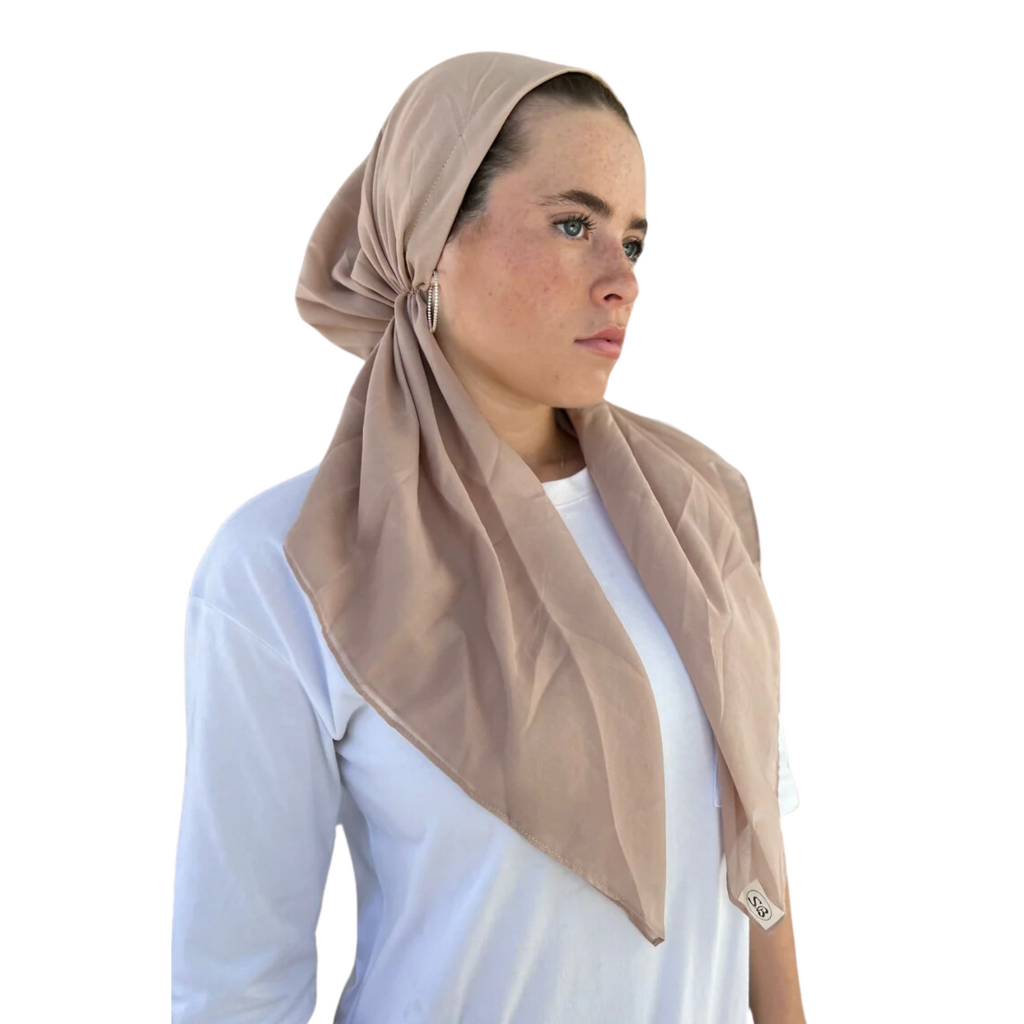 The Scarf Bar Versatile Pretied Cotton With Velvet Grip