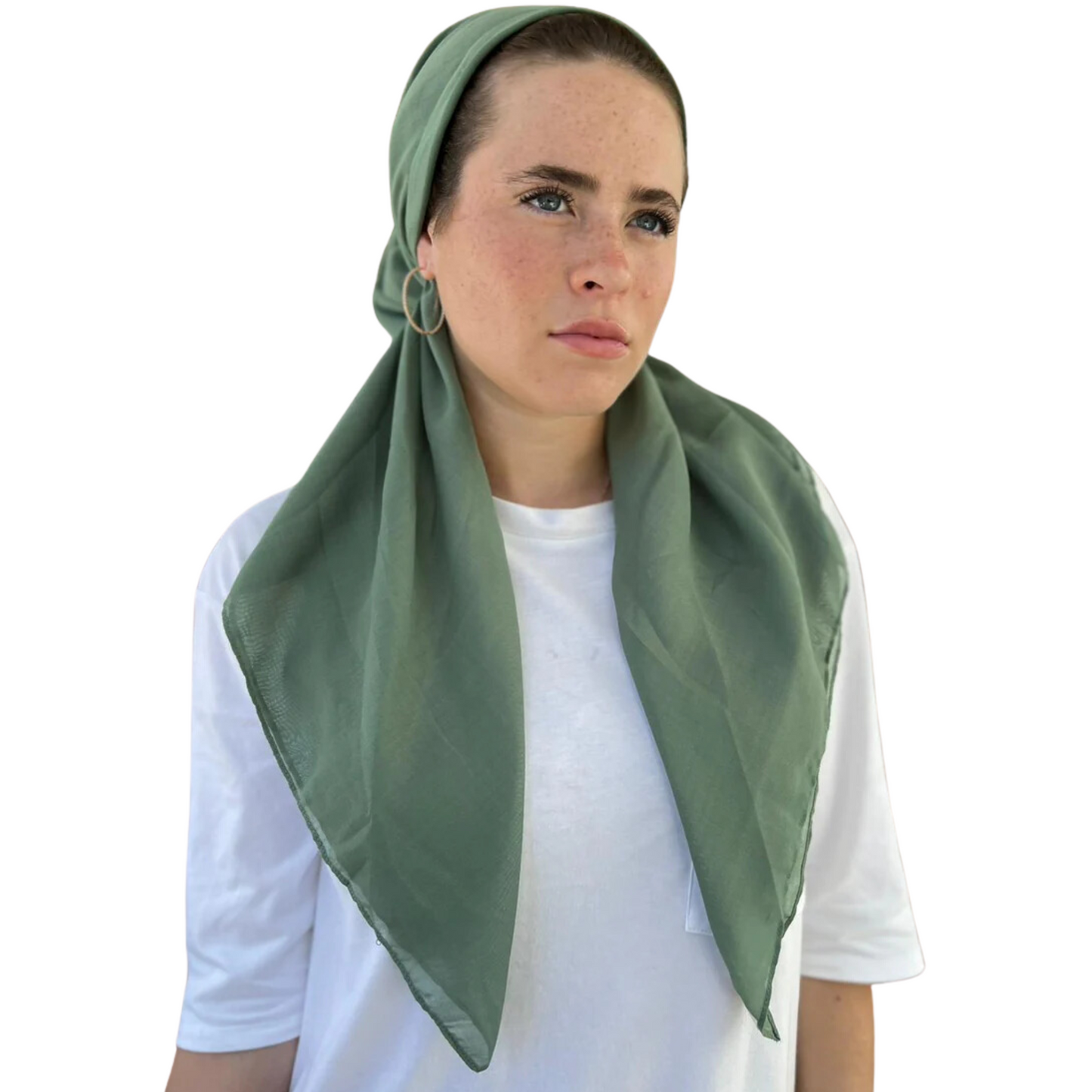 The Scarf Bar Versatile Pretied Cotton With Velvet Grip