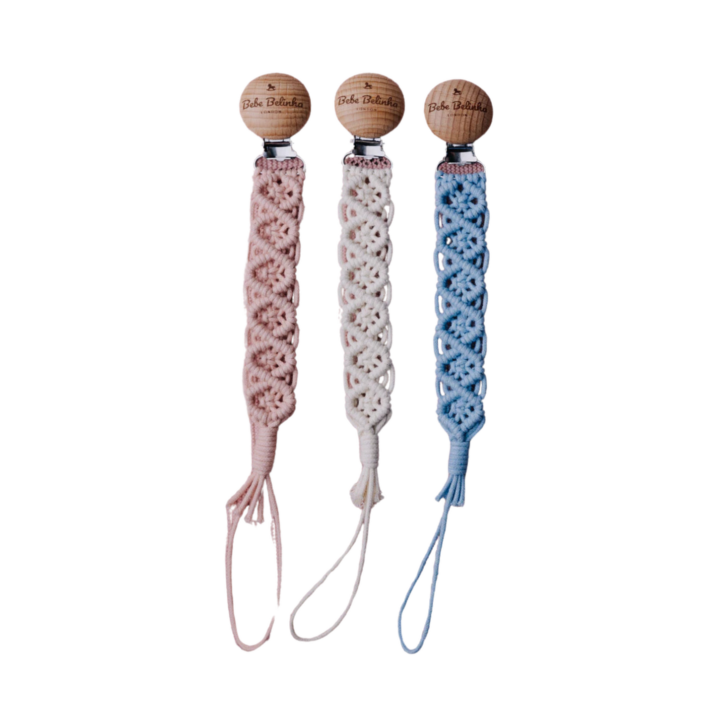 Bebe Belinha Orchid Pacifier Clip