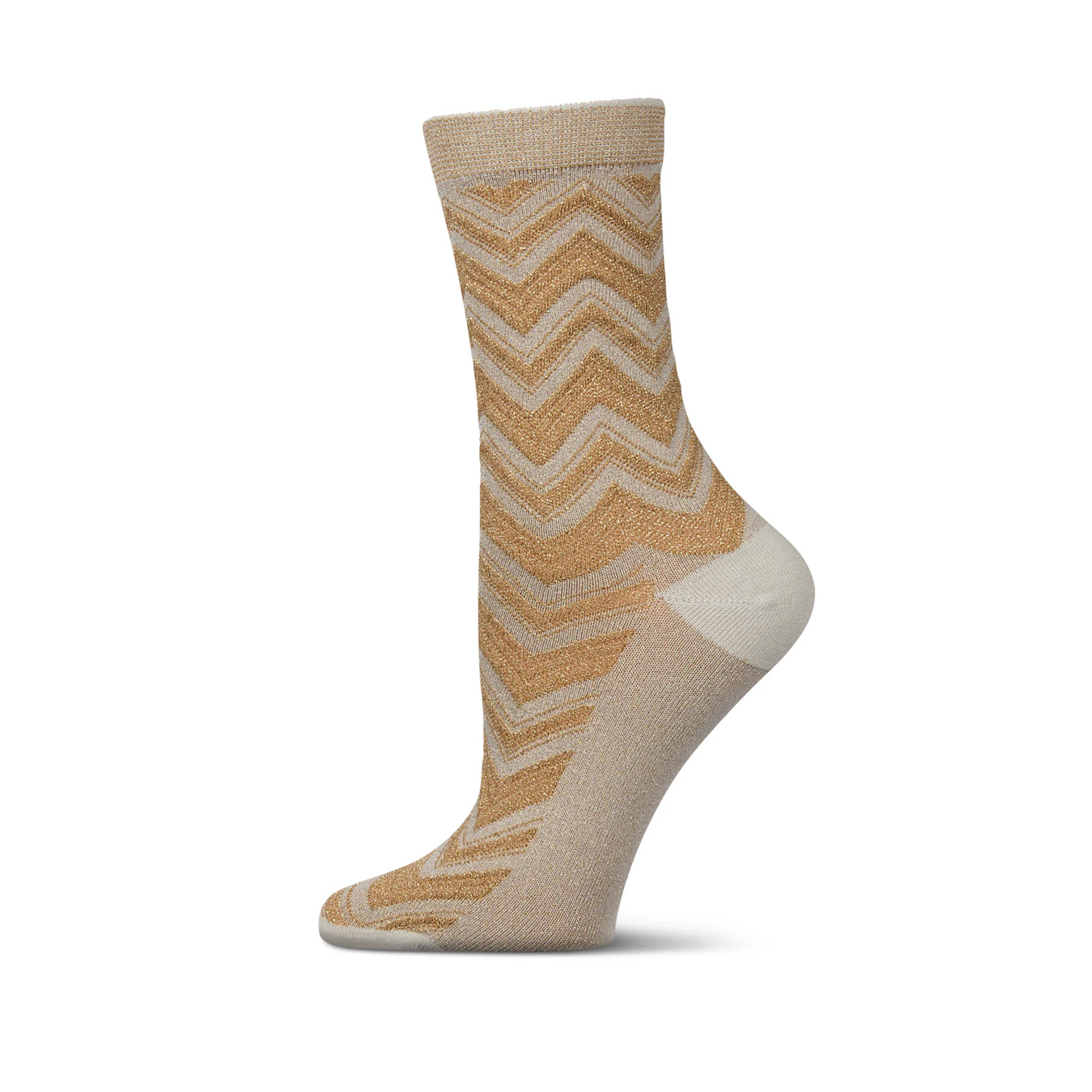 Memoi Shimmer Chevron Crew