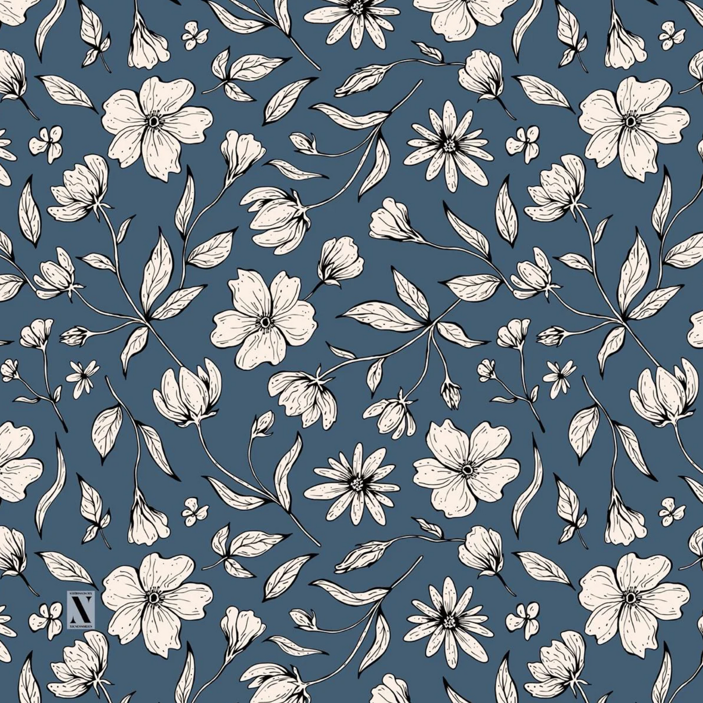 Nicsessories Floral Headscarf with Grip