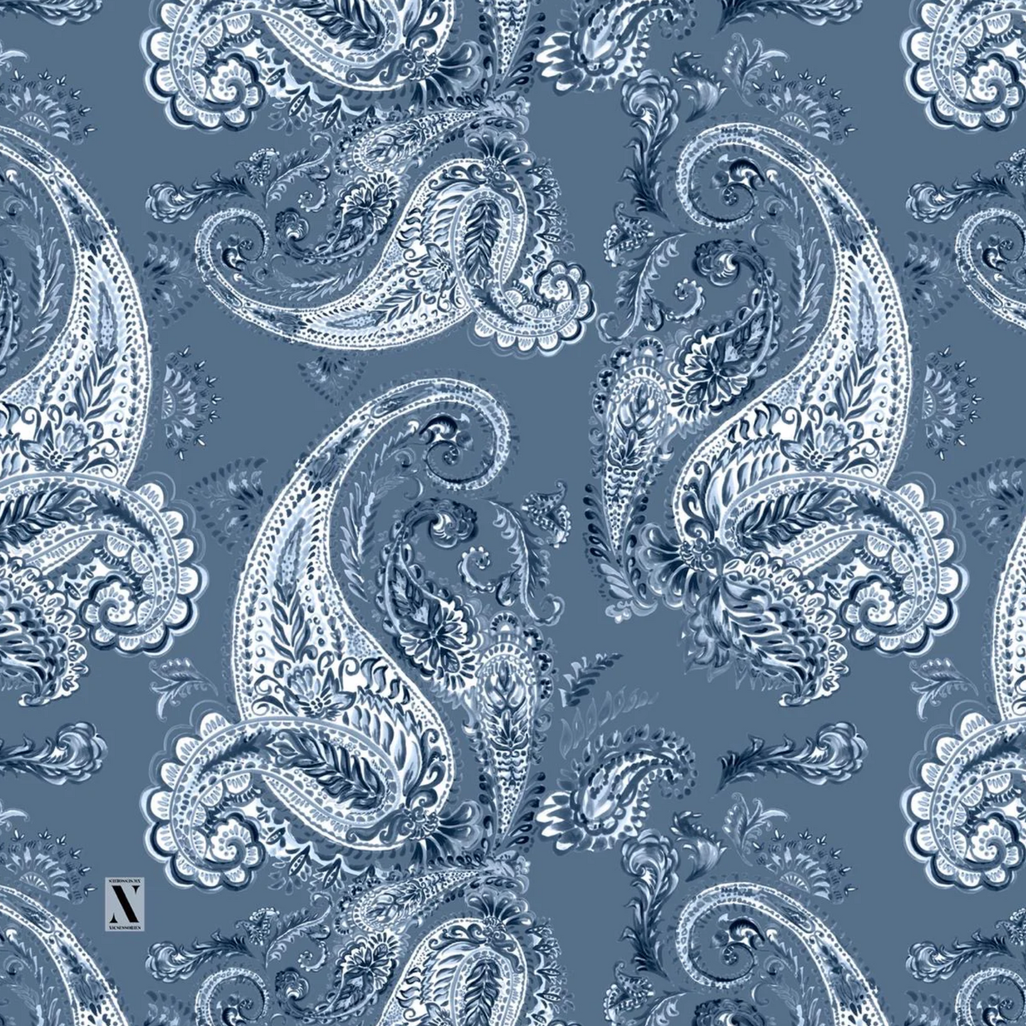 Nicsessories Paisley Headscarfs with Grip