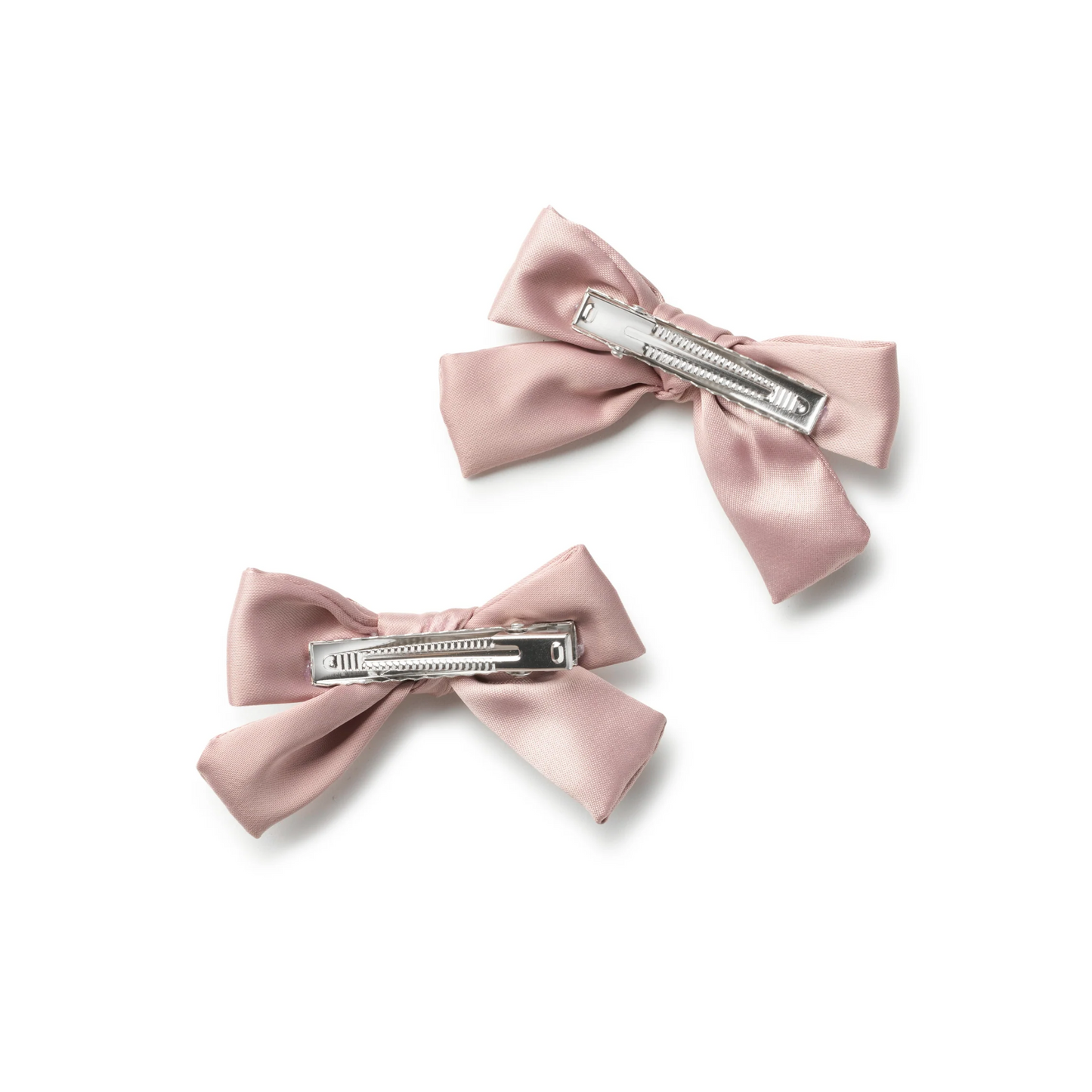 Halo Rosa Vintage Satin Double Bow Clip