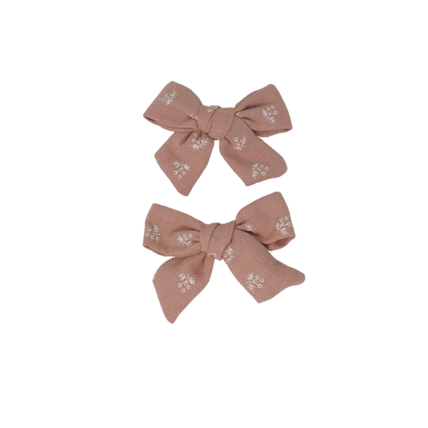Bandeau Mini Bow Clip Set