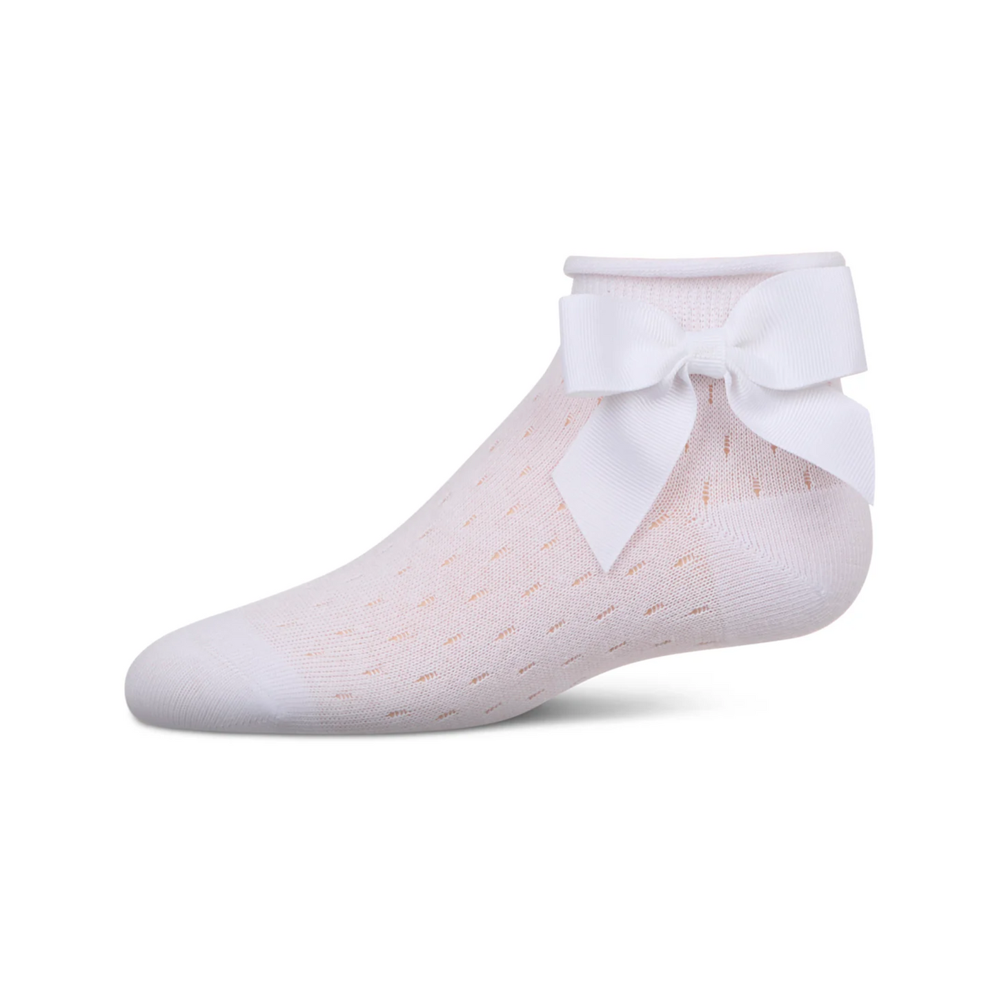 Memoi Drop Stich Scalloped Anklet