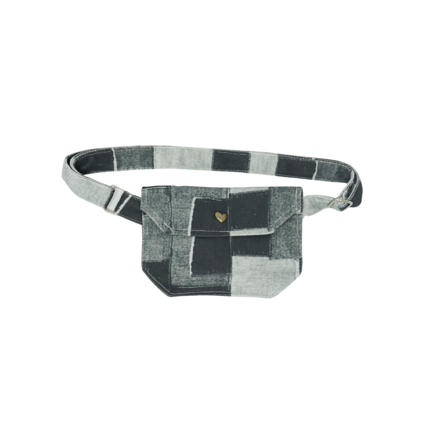 Bandeau Denim Crossbody Pouch