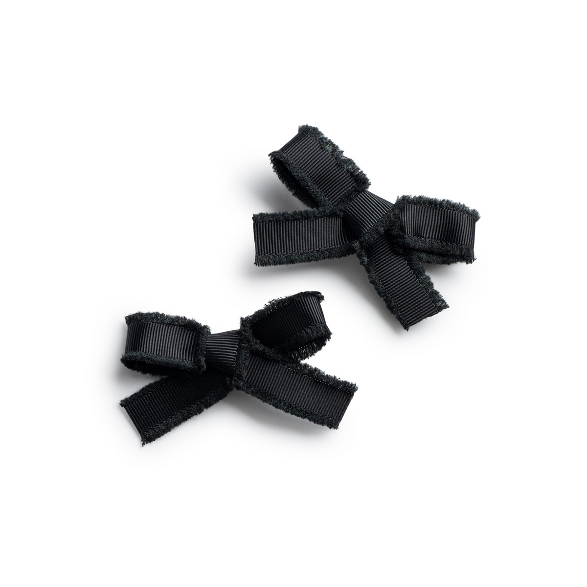 Halo Dahlia Deconstructed Grosgrain Ribbon Double Clip Set