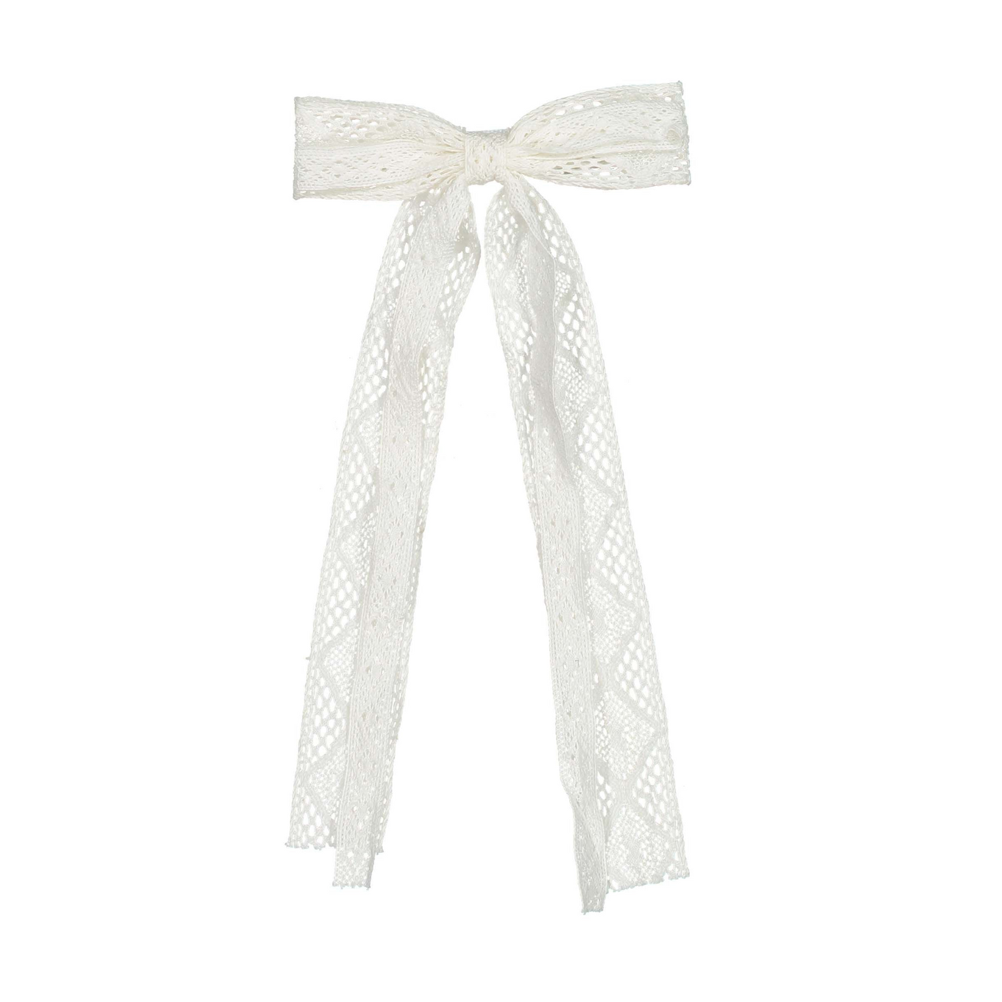 Knot Lace Ribbon Bow Clip