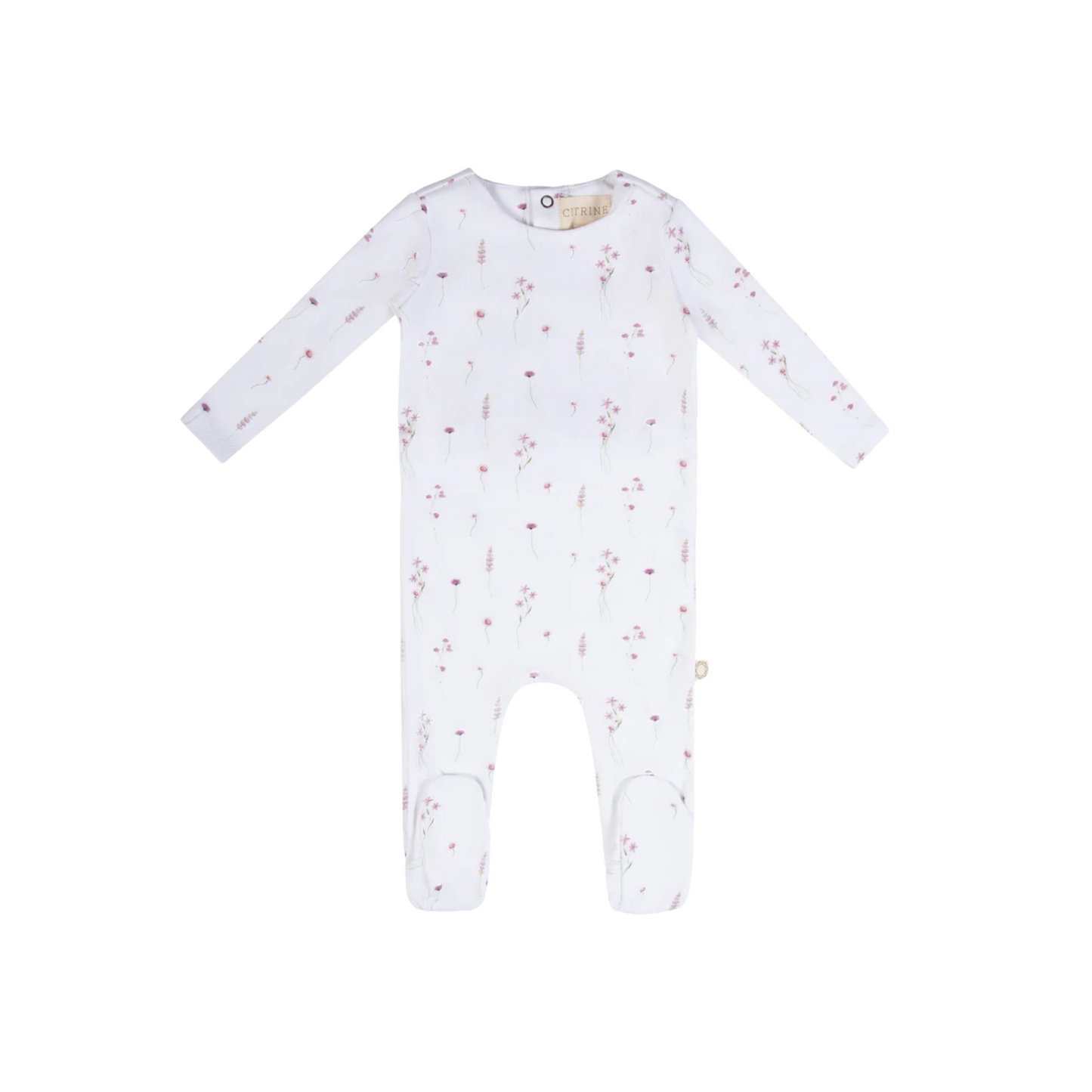 Citrine Dainty Wildflower Footie