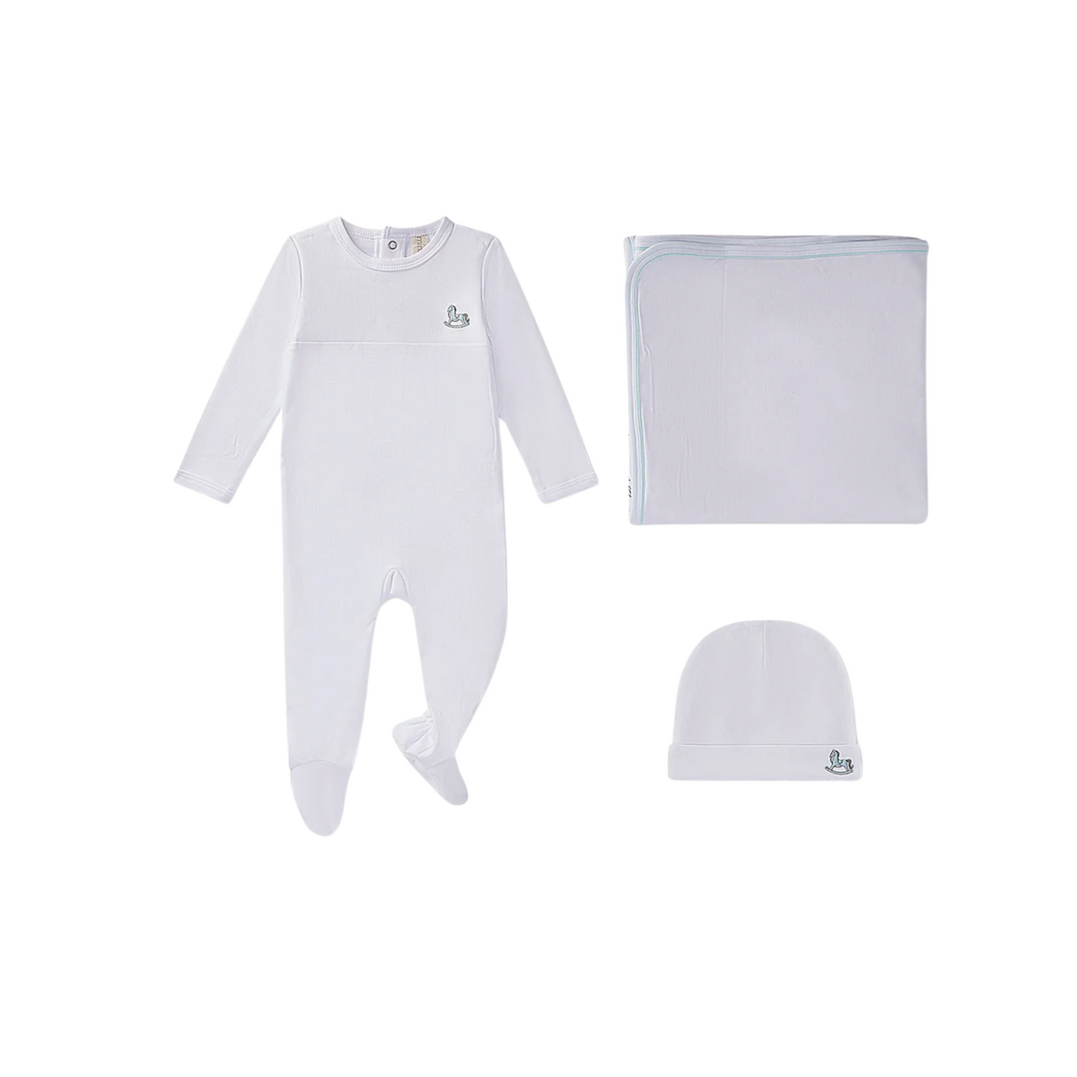 MiniMoi Rocking Pony Footie Set