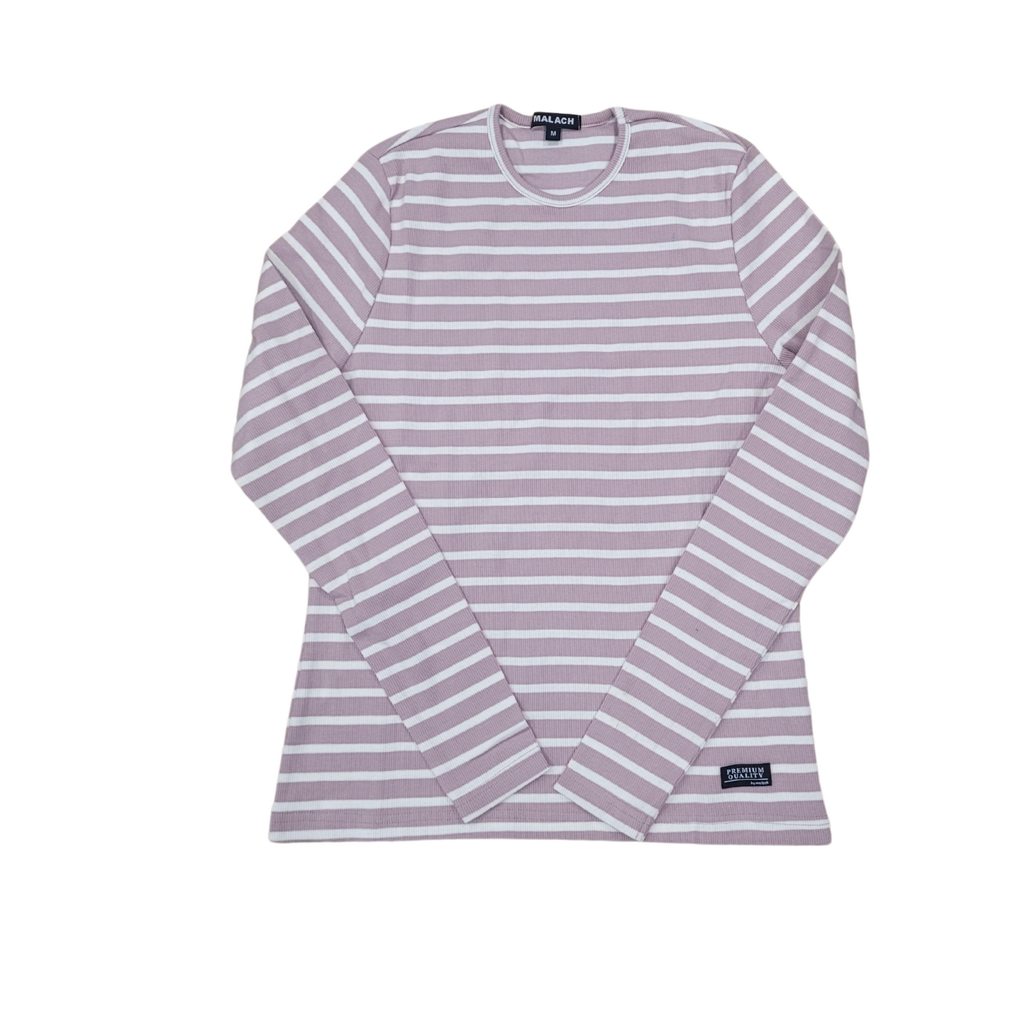 Malach Ribbed Striped Crew Neck Tee