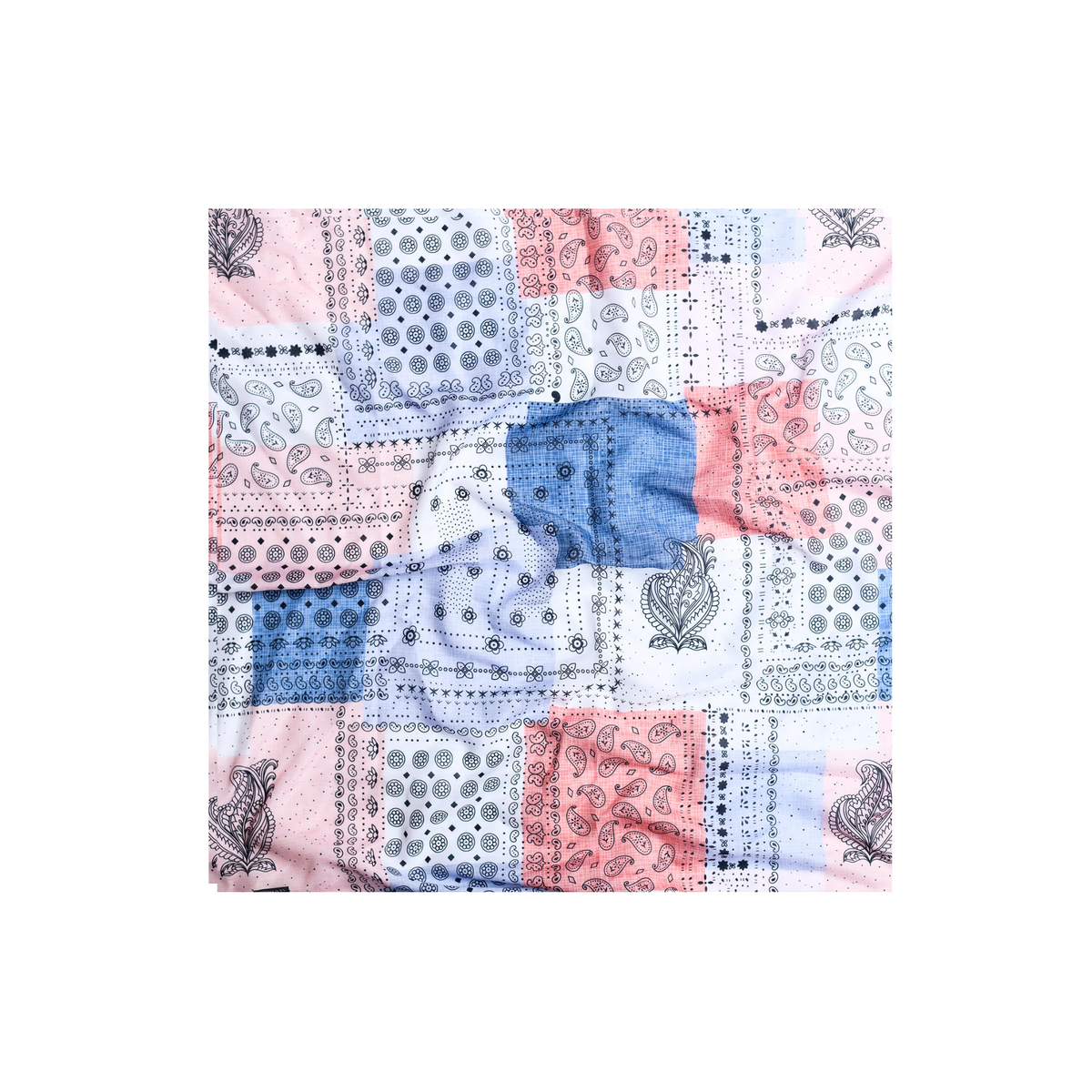 Nicsessories Denim Bandana Printed Headscarf