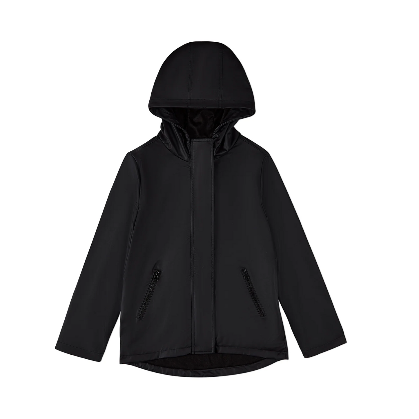 Memoi Classic Lined Raincoat with Pouch