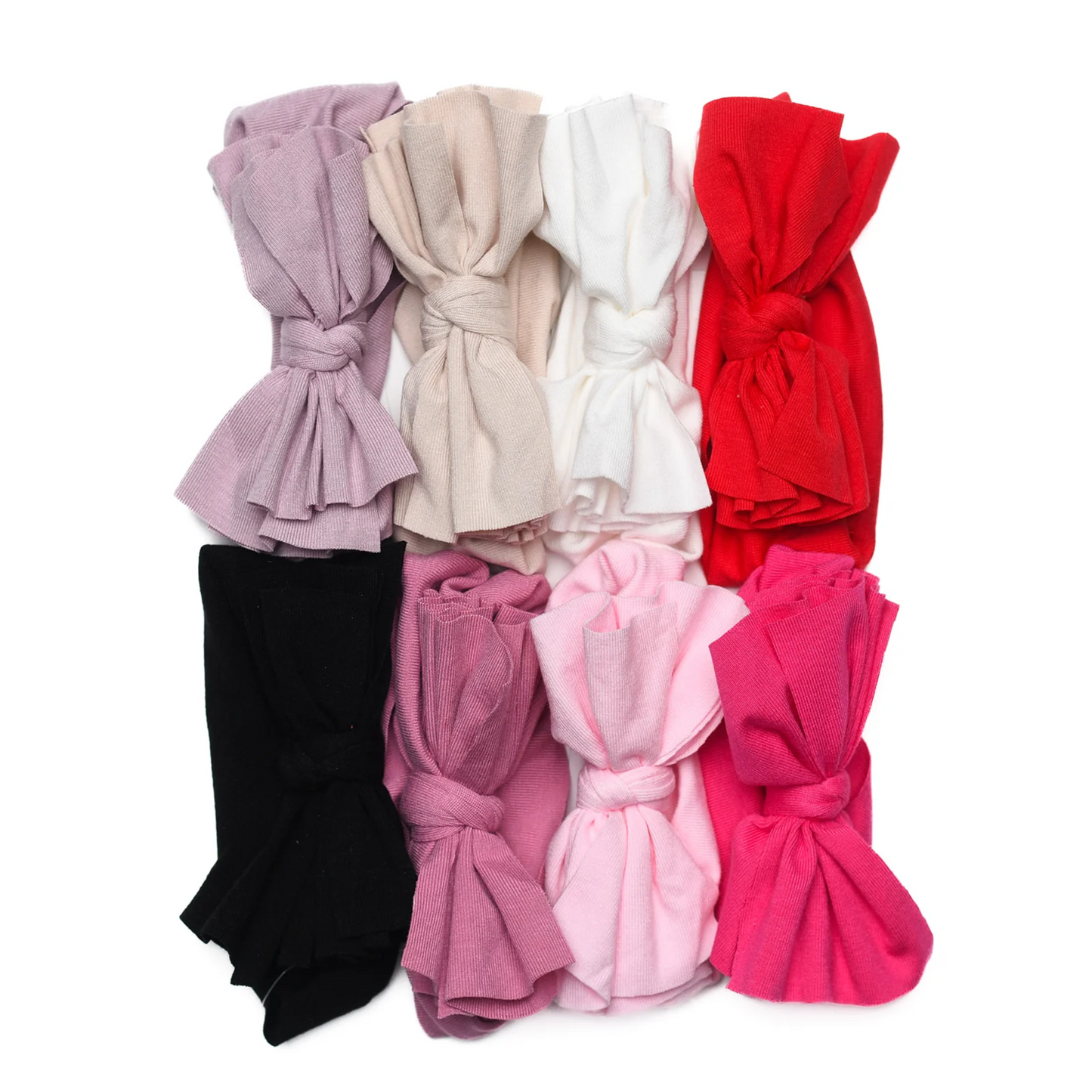 Nicsessories Butter Soft Non Ribbed Baby Bow