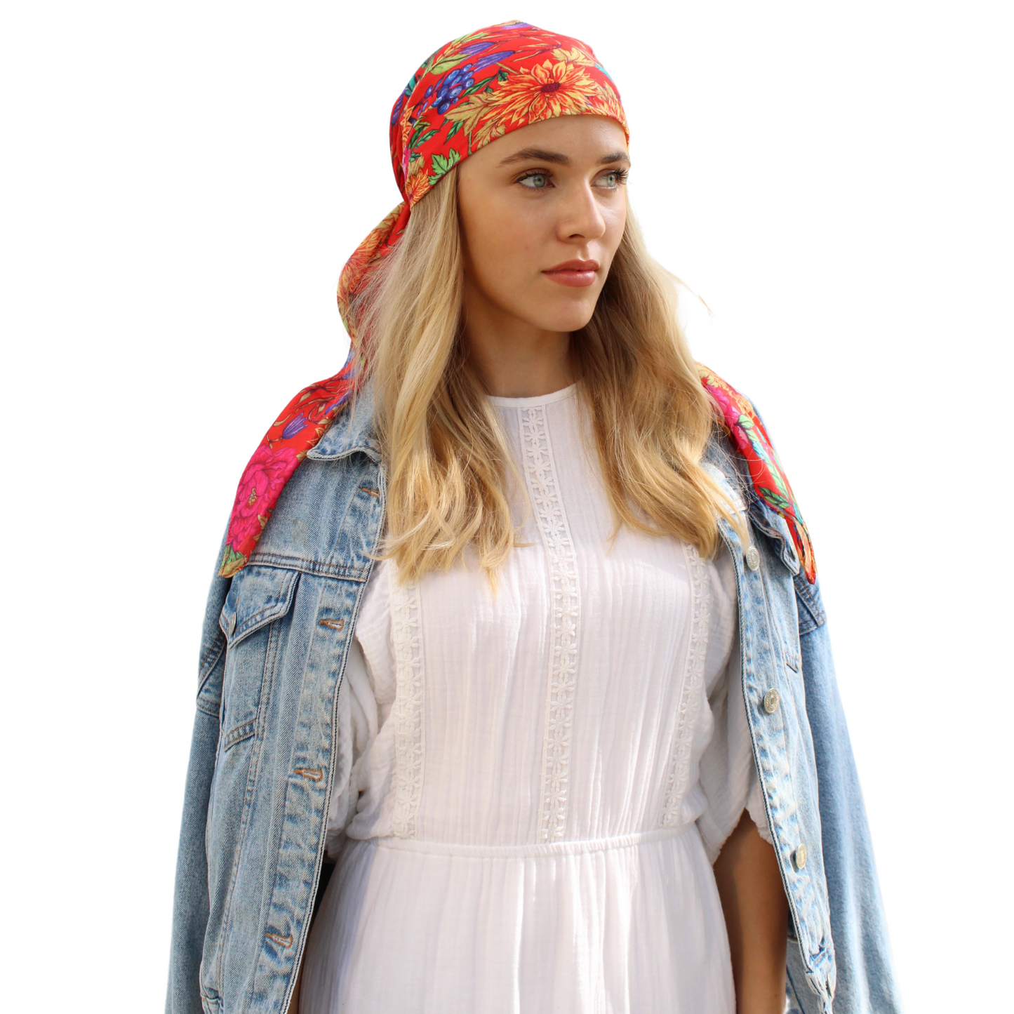 The Scarf Bar Botanical Garden Headscarf 90x90