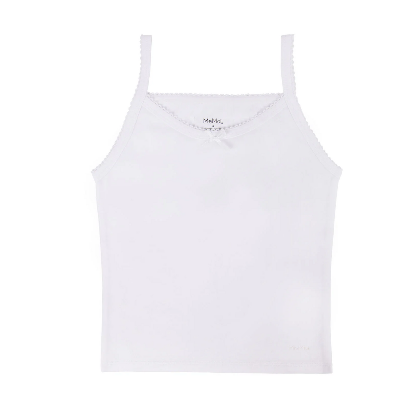 Memoi 3-Pack Cotton Blend Lightweight Girls Camisoles