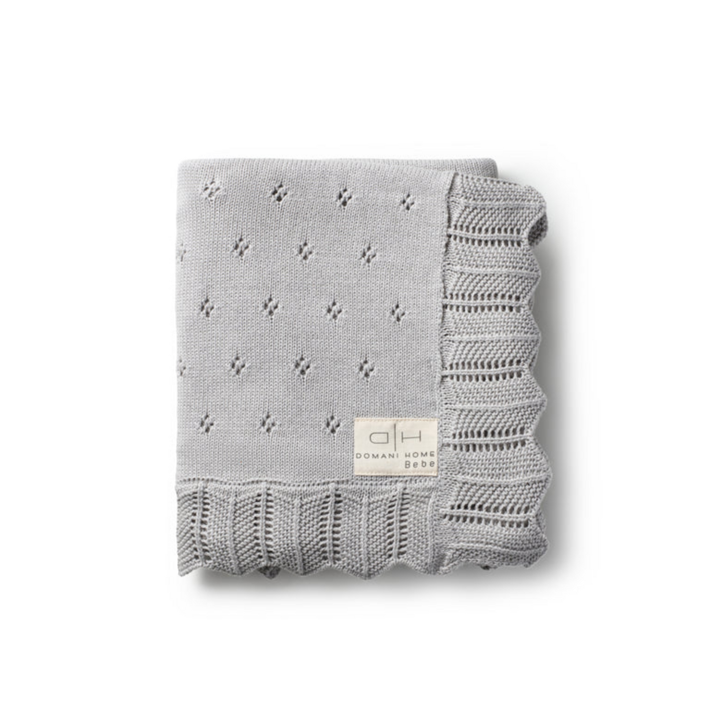 Domani Home Scalloped Pointelle Blanket