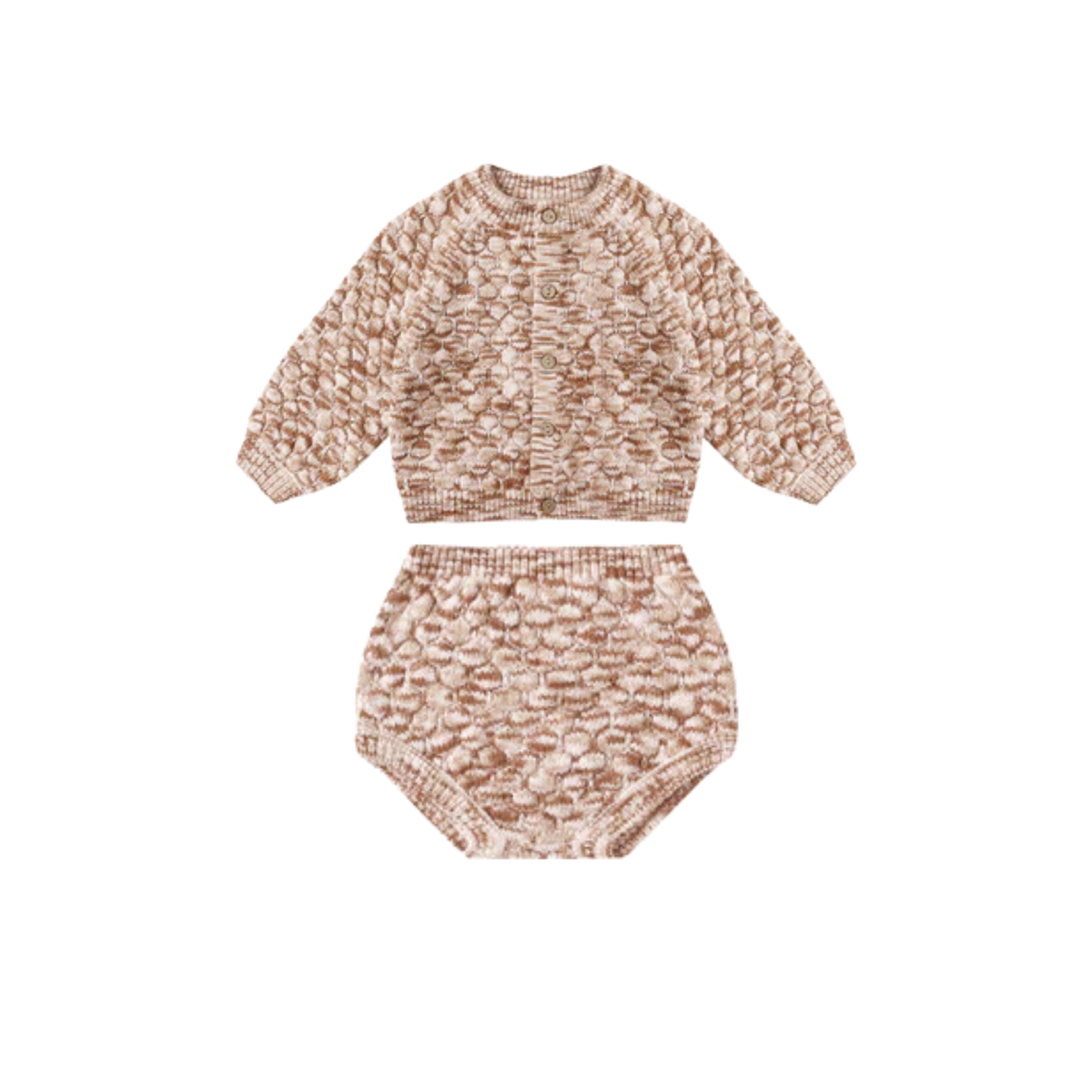 Quincy Mae Bubble Knit Cardigan Set