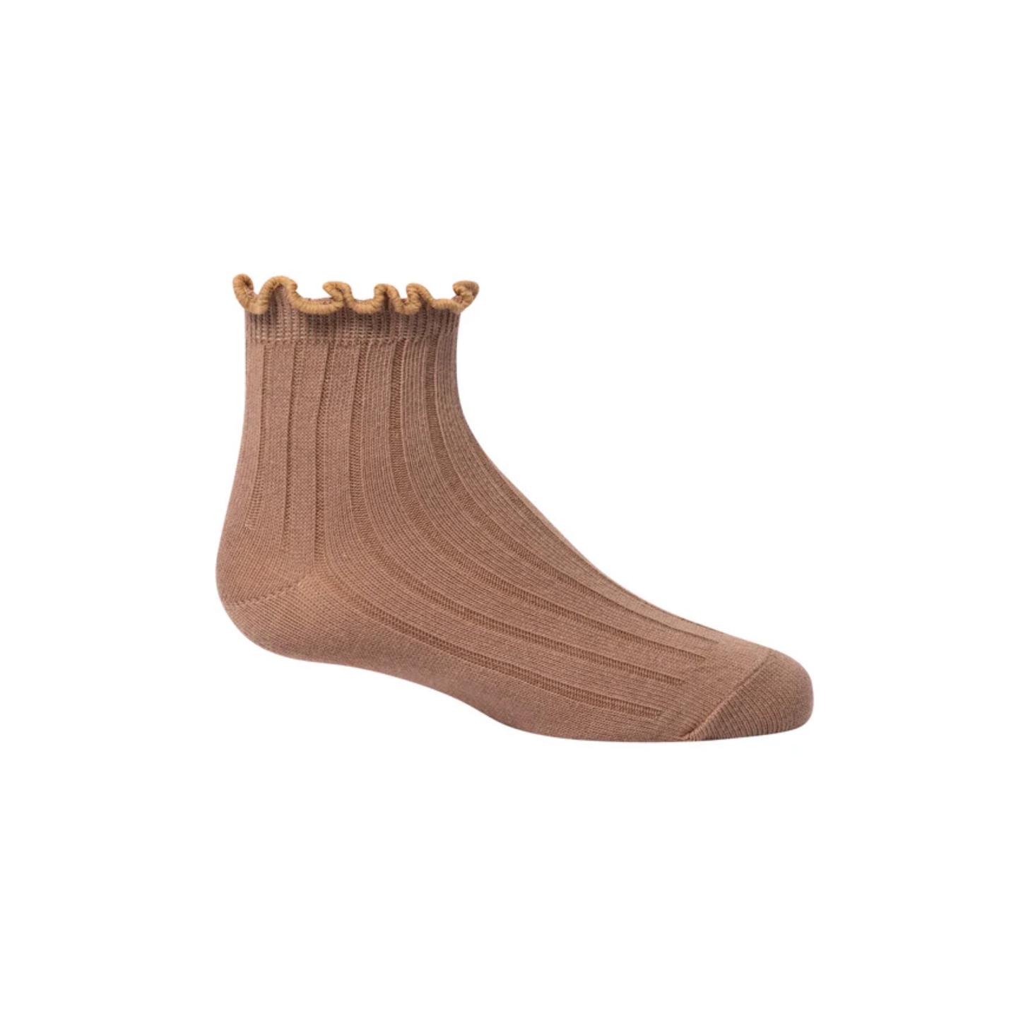 Zubii Contrast Scalloped Edge Ankle