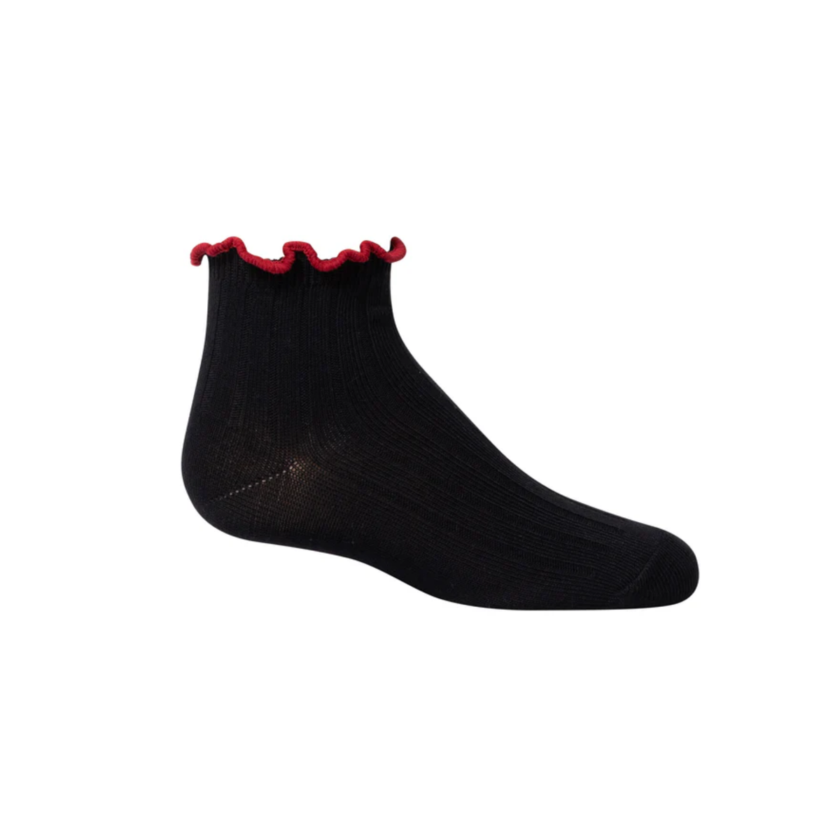 Zubii Contrast Scalloped Edge Ankle