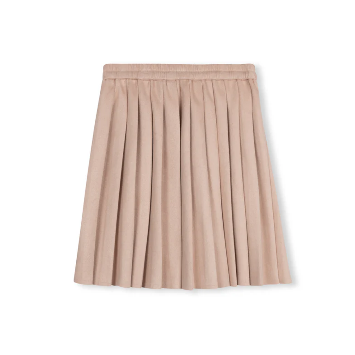 Lilou Timber Shimmer Wool Pleated Skirt