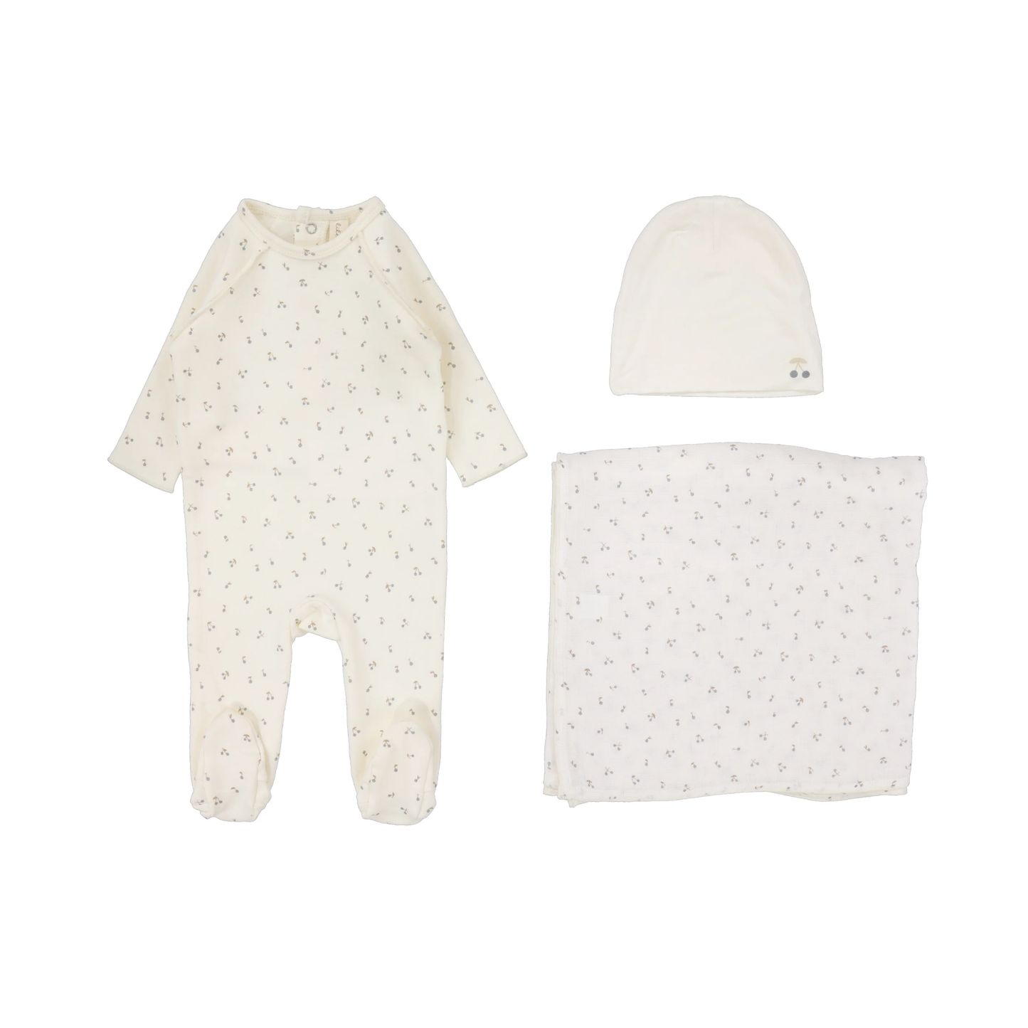 Lilette Cherry Print Layette Set