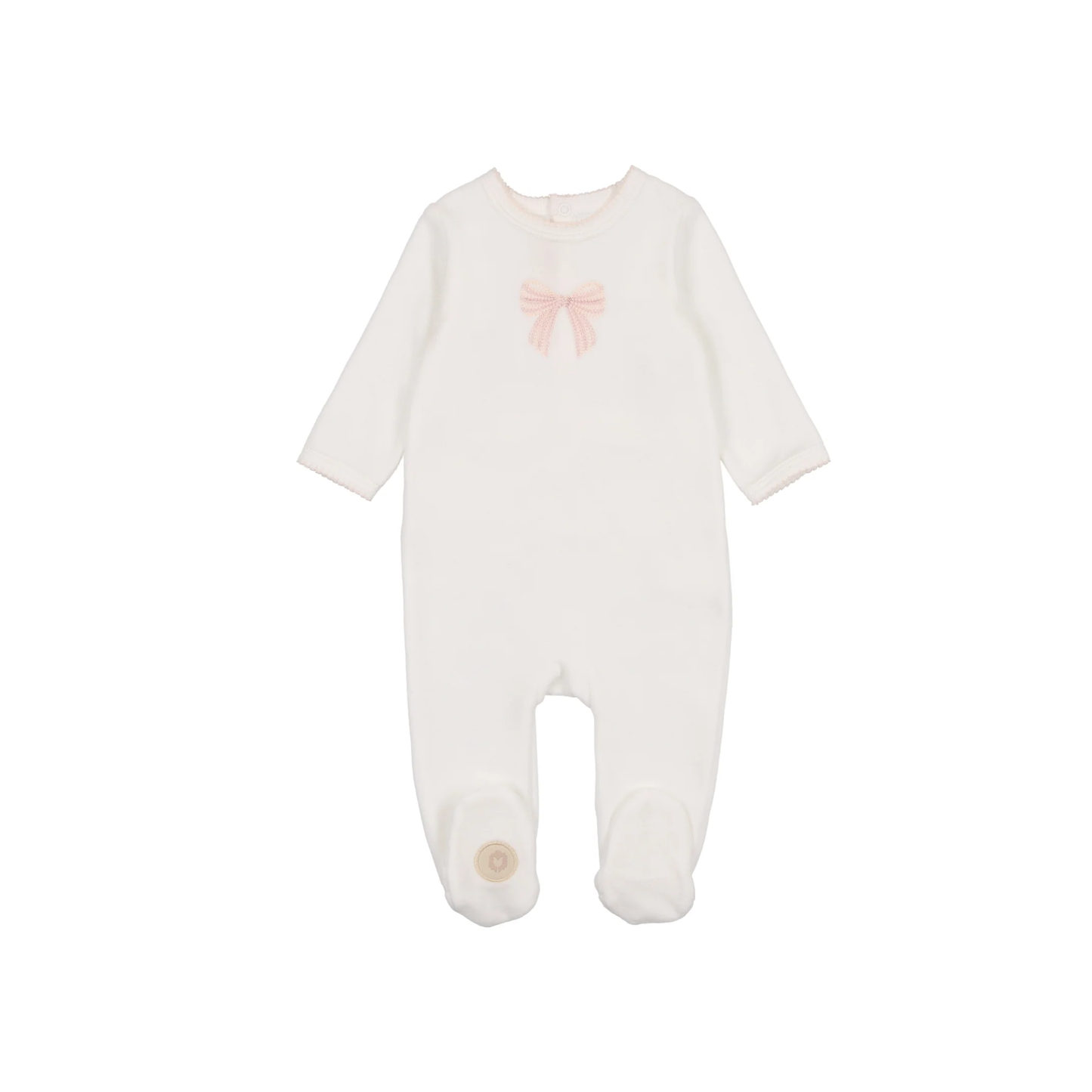 Mon Tresor Embroidered Footie
