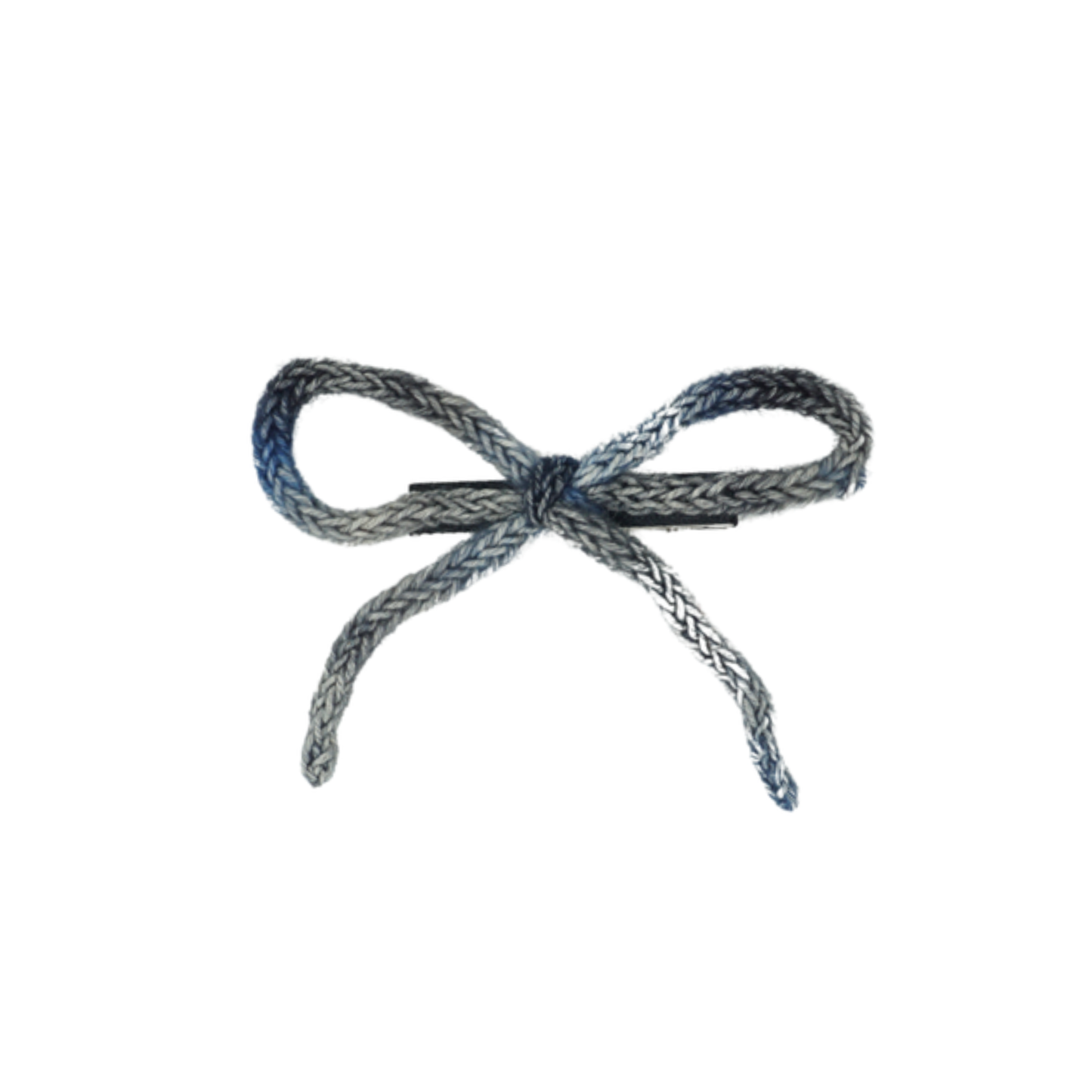 Bandeau Knit Winter Rope Petite Bow Clip