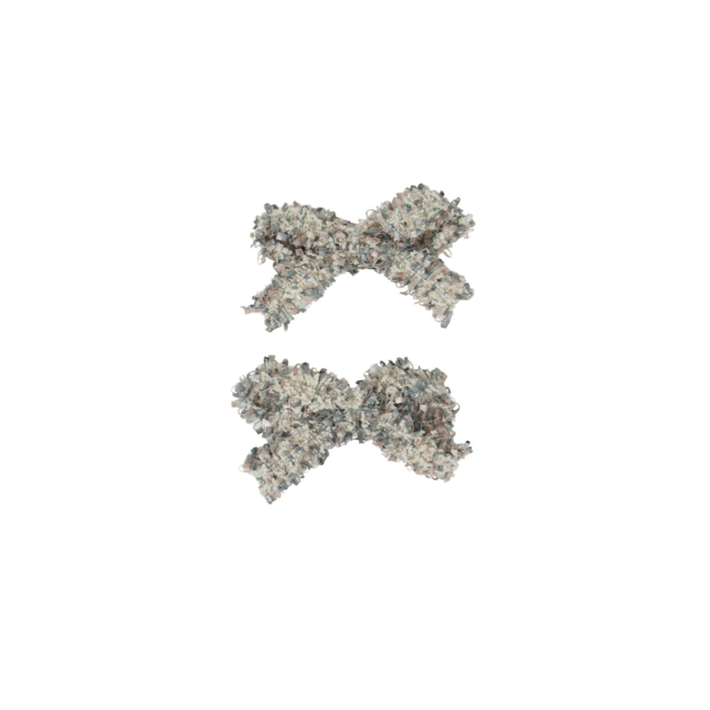 Bandeau Tweed Collection Mini Bow Clip Set