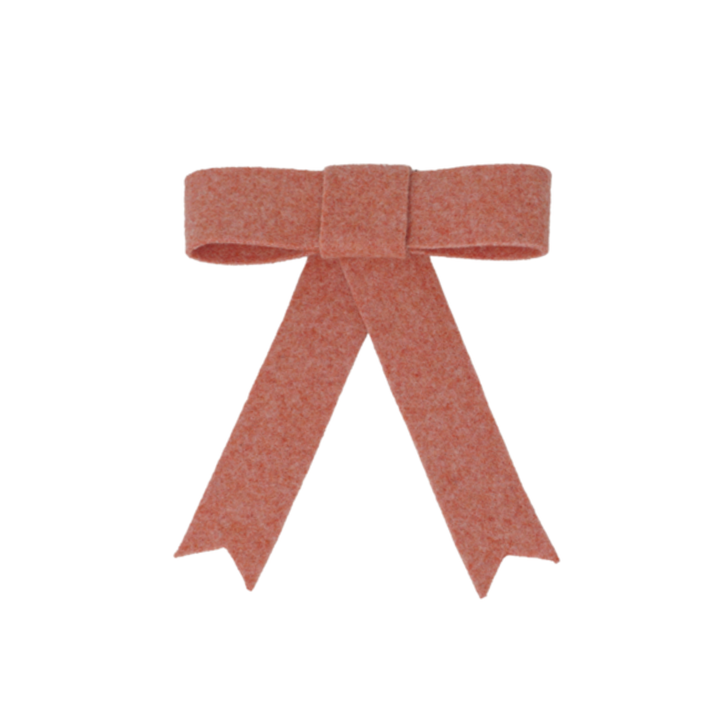 Bandeau Brushed Wool Bow Clip