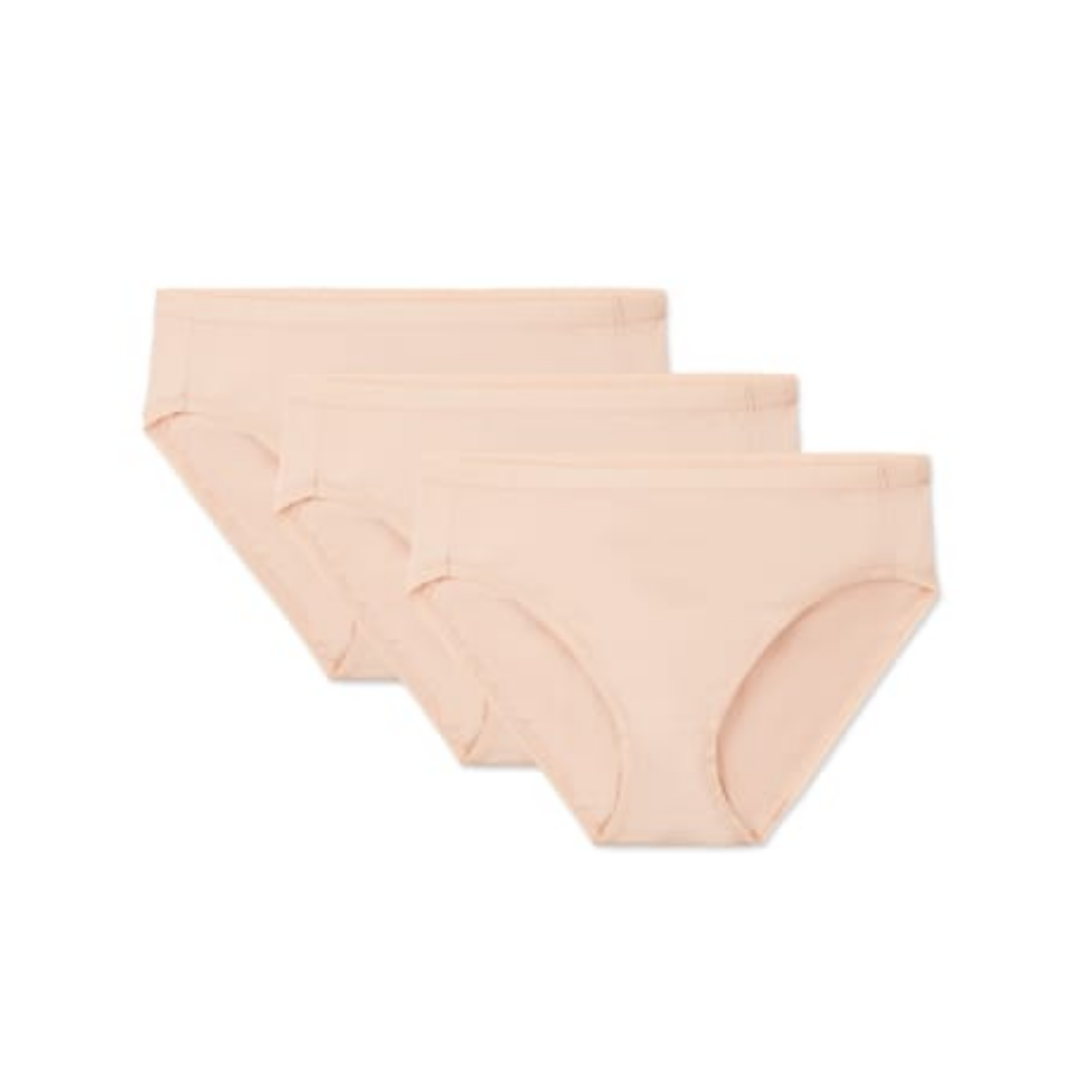 Memoi Combed Cotton Basic Hipster Panties 3 Pack