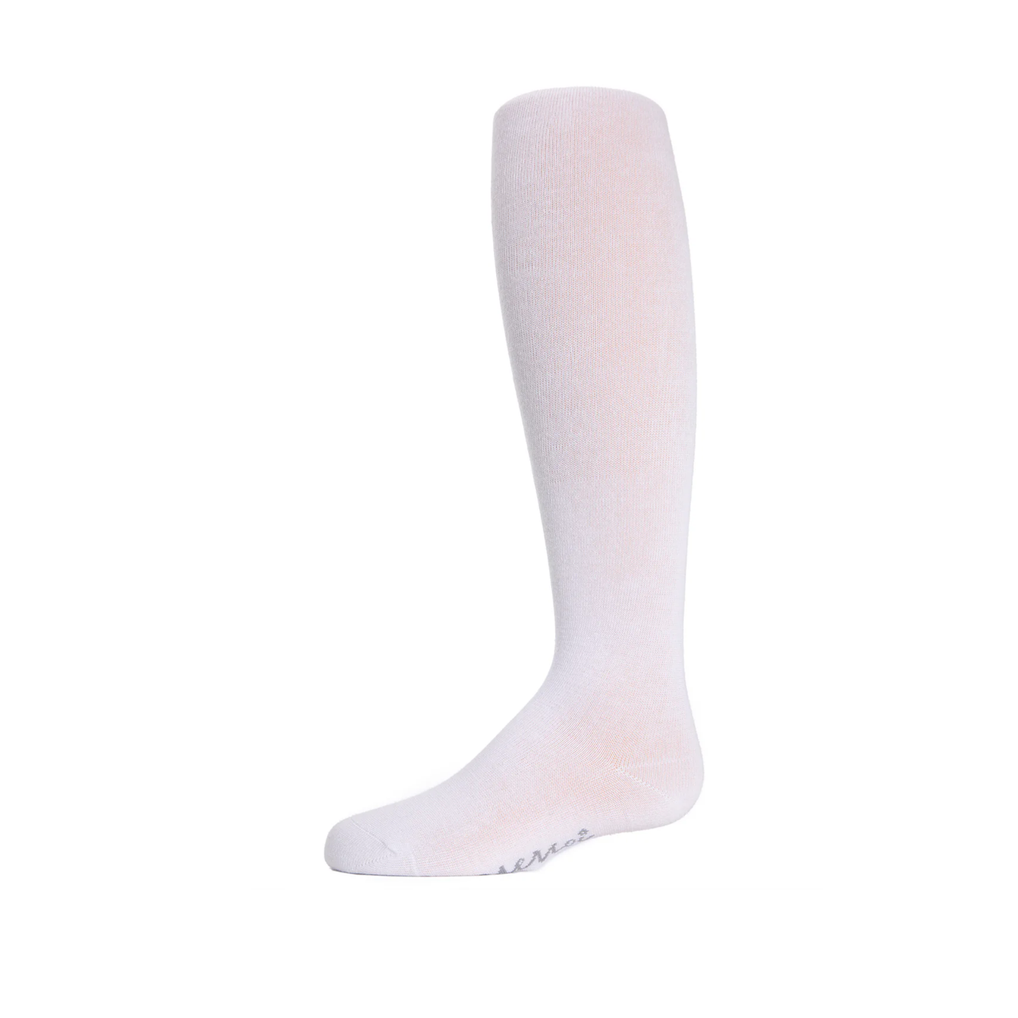 Memoi Girls Soft Pima Cotton Opaque Tights White - Mk-301