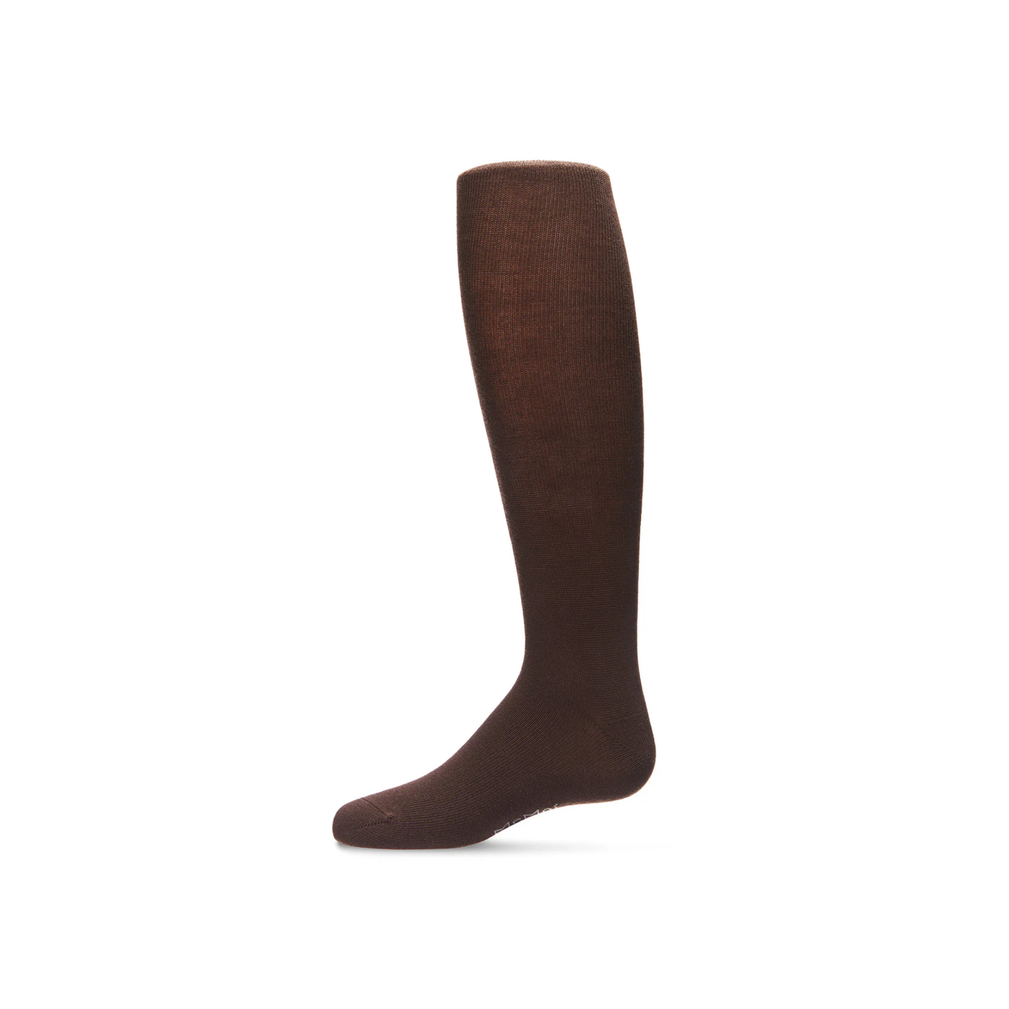 Memoi Girls Soft Pima Cotton Opaque Tights Cocoa - Mk-301
