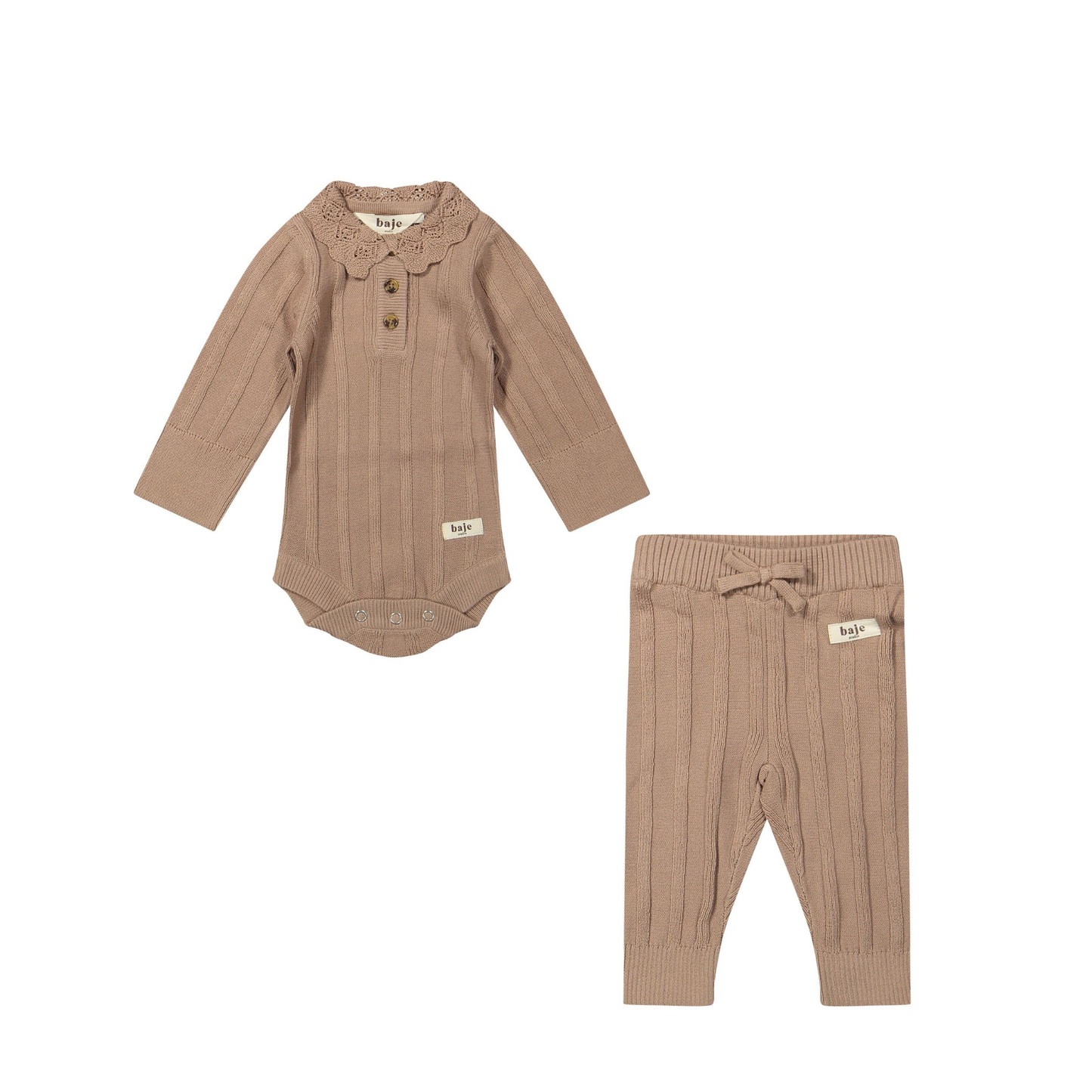 Baje Pointelle Collar Set