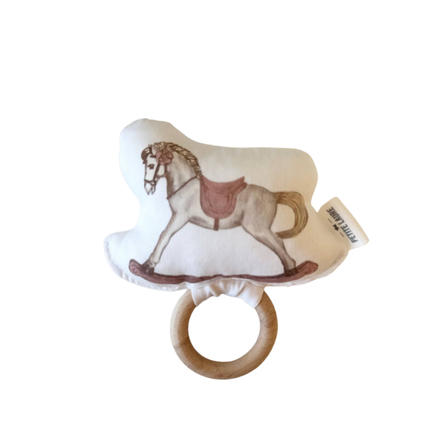 Petite Laure Baby Rattles Rocking Horse